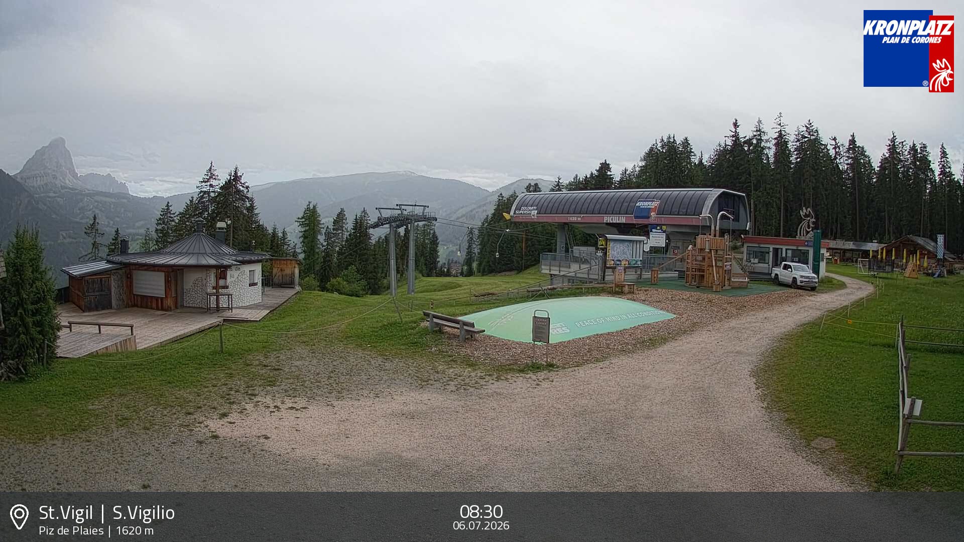Archiv Foto Webcam Piz de Plaies, Kronplatz