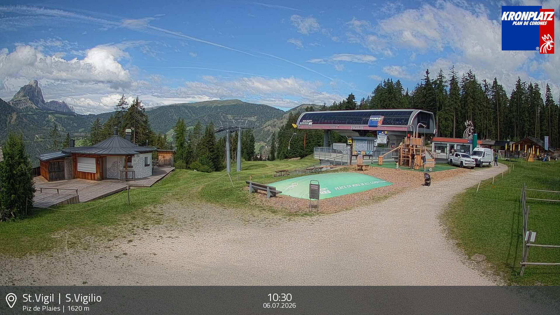 Archiv Foto Webcam Piz de Plaies, Kronplatz