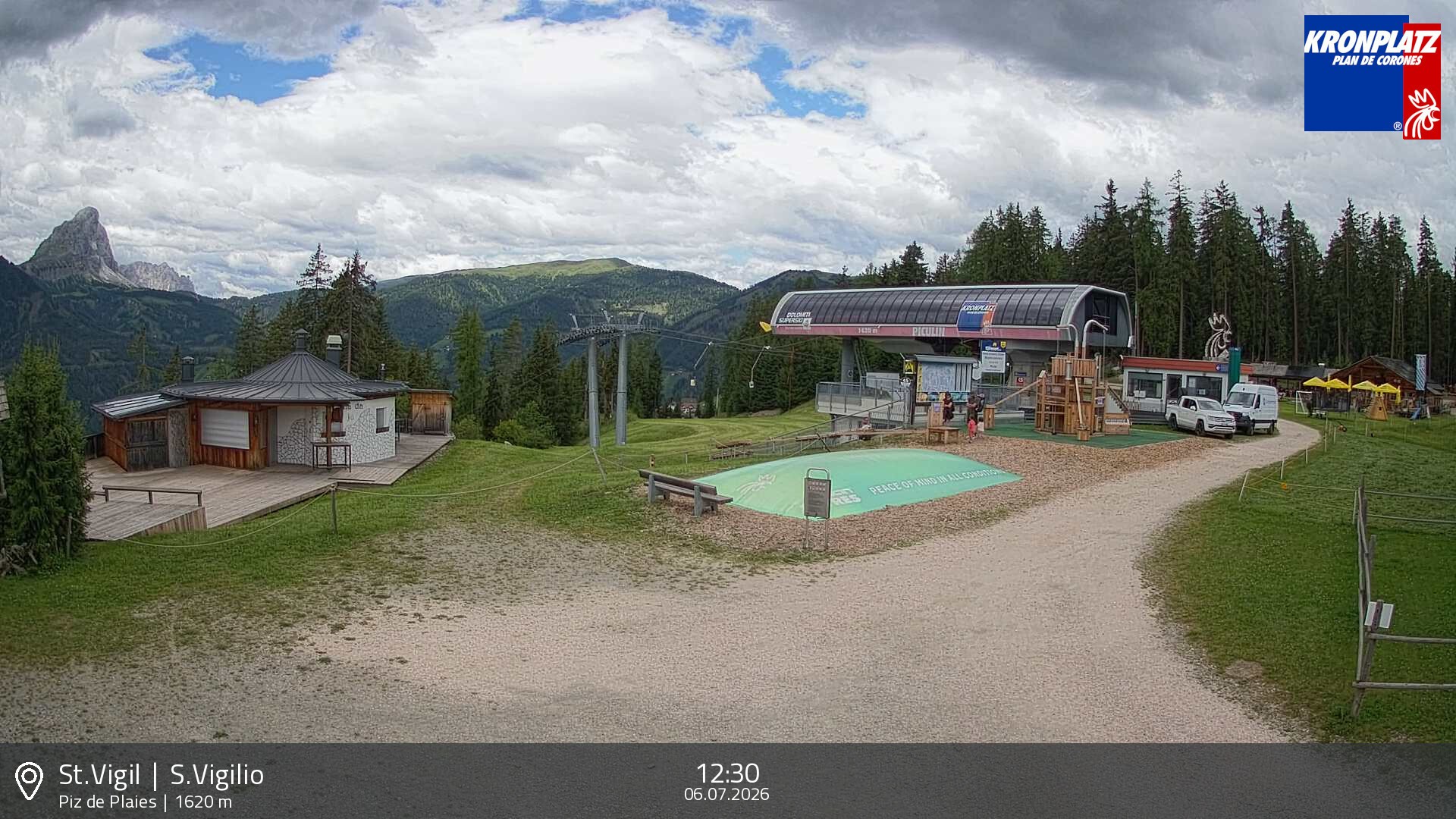 Archiv Foto Webcam Piz de Plaies, Kronplatz