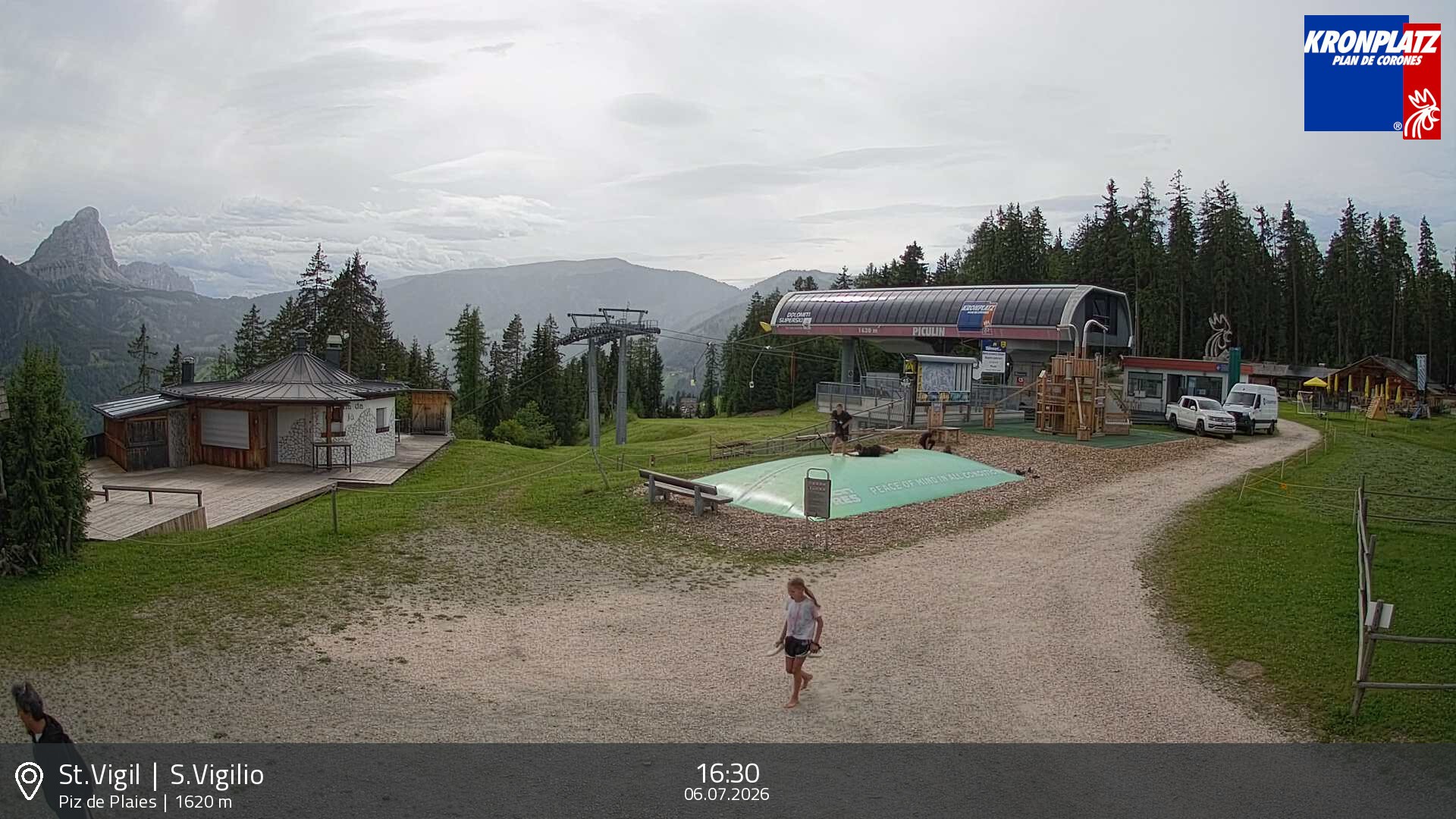 Archiv Foto Webcam Piz de Plaies, Kronplatz
