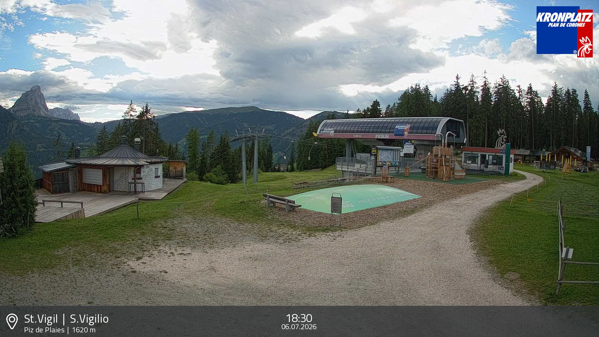 Archiv Foto Webcam Piz de Plaies, Kronplatz