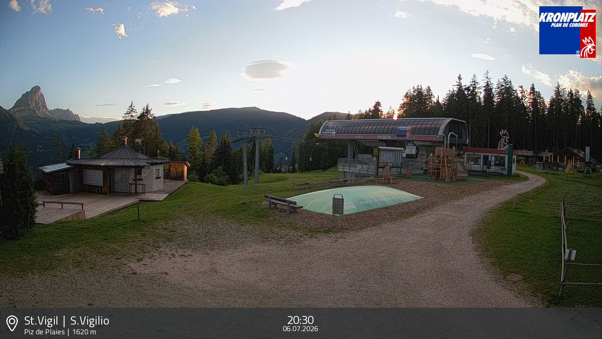 Archiv Foto Webcam Piz de Plaies, Kronplatz