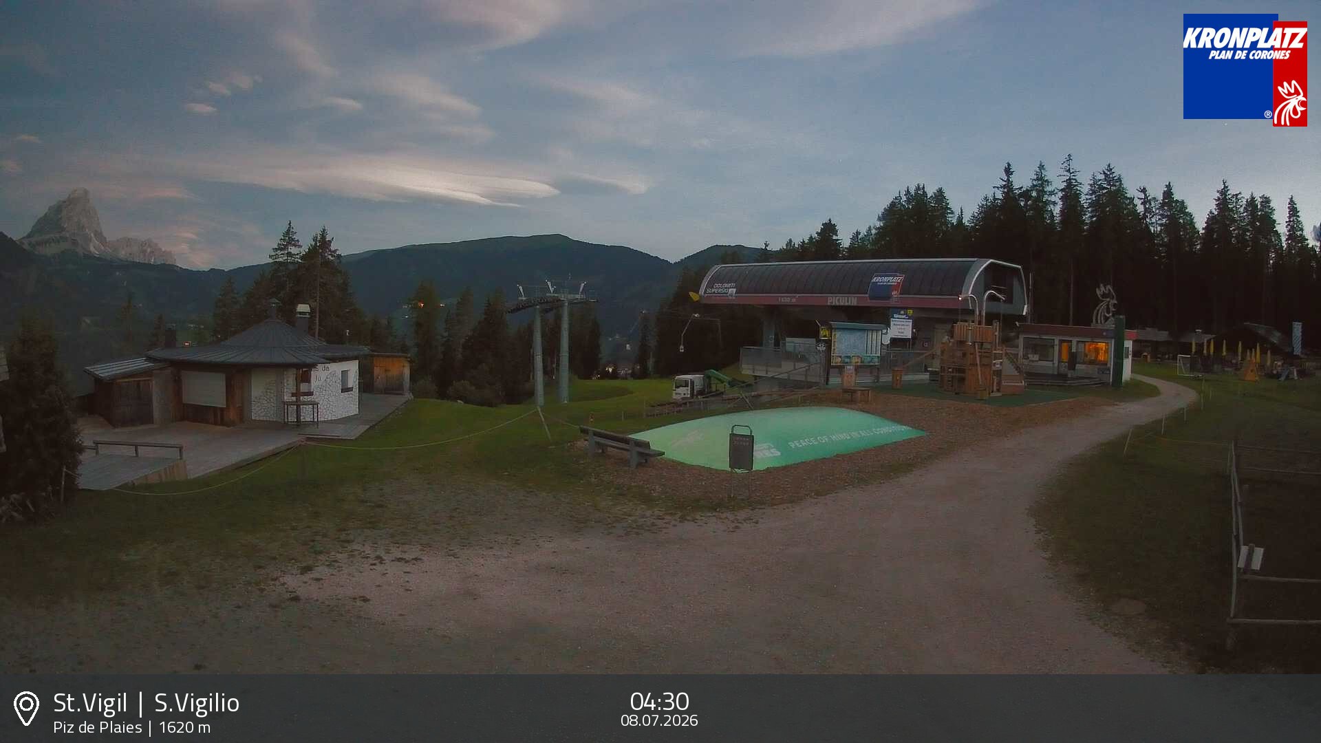 Archiv Foto Webcam Piz de Plaies, Kronplatz