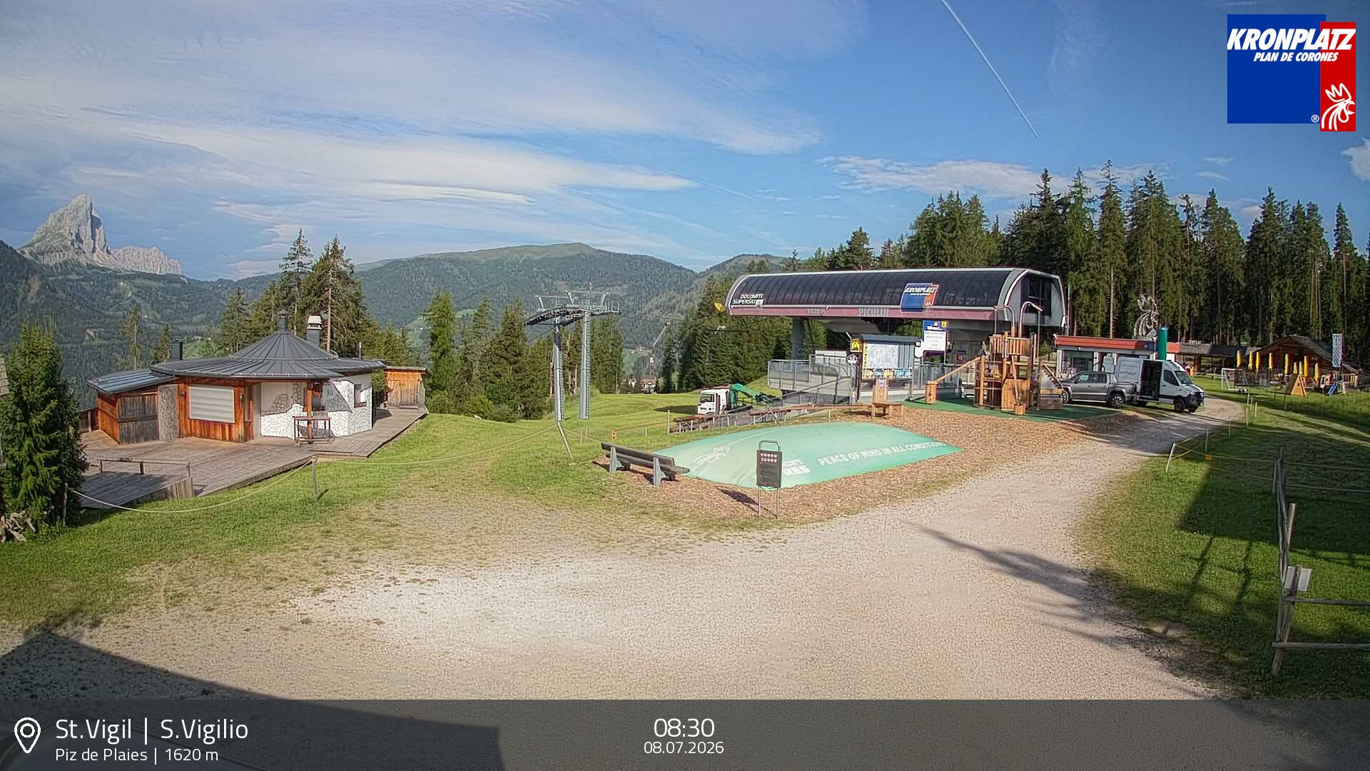 Archiv Foto Webcam Piz de Plaies, Kronplatz