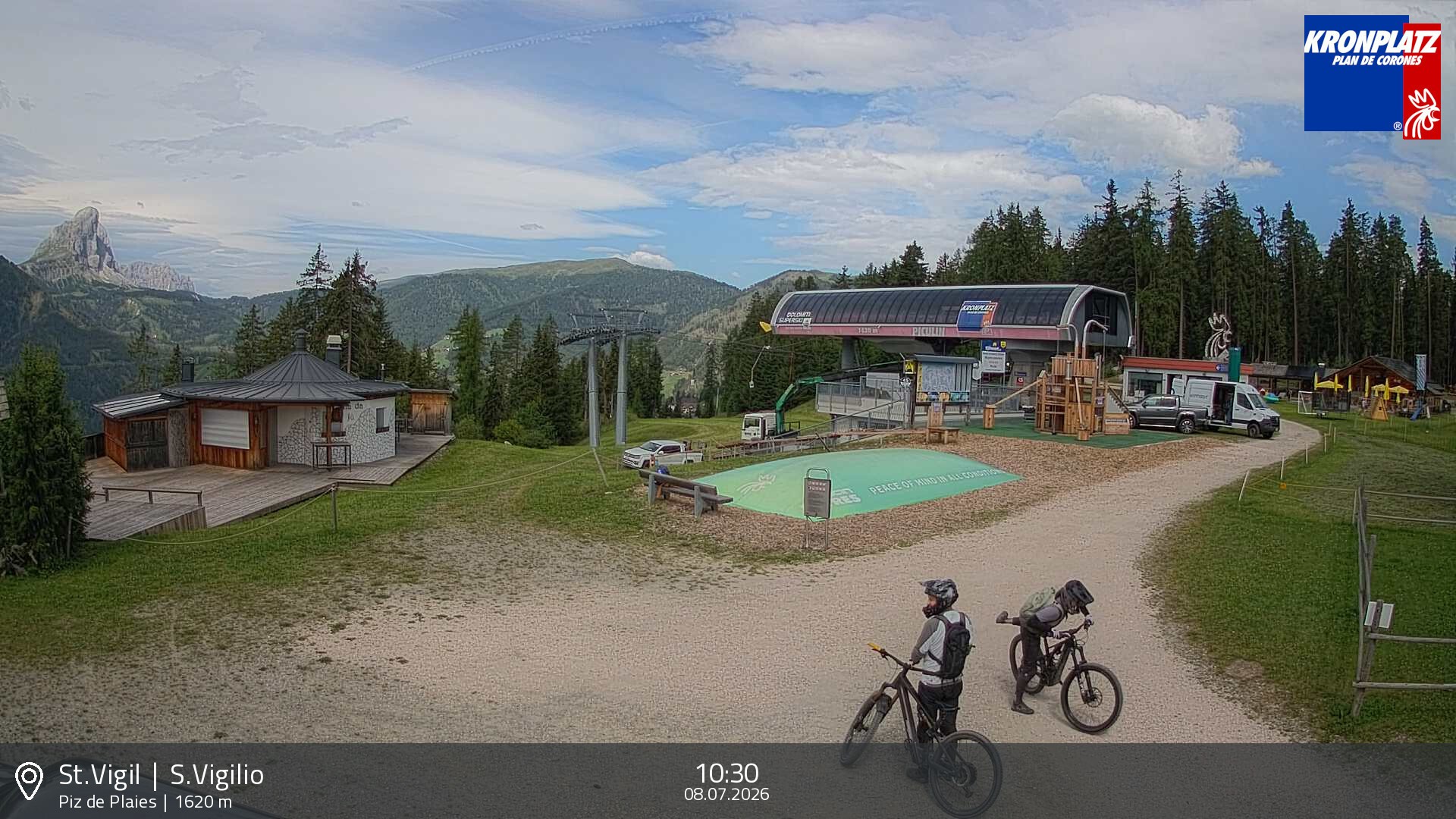 Archiv Foto Webcam Piz de Plaies, Kronplatz