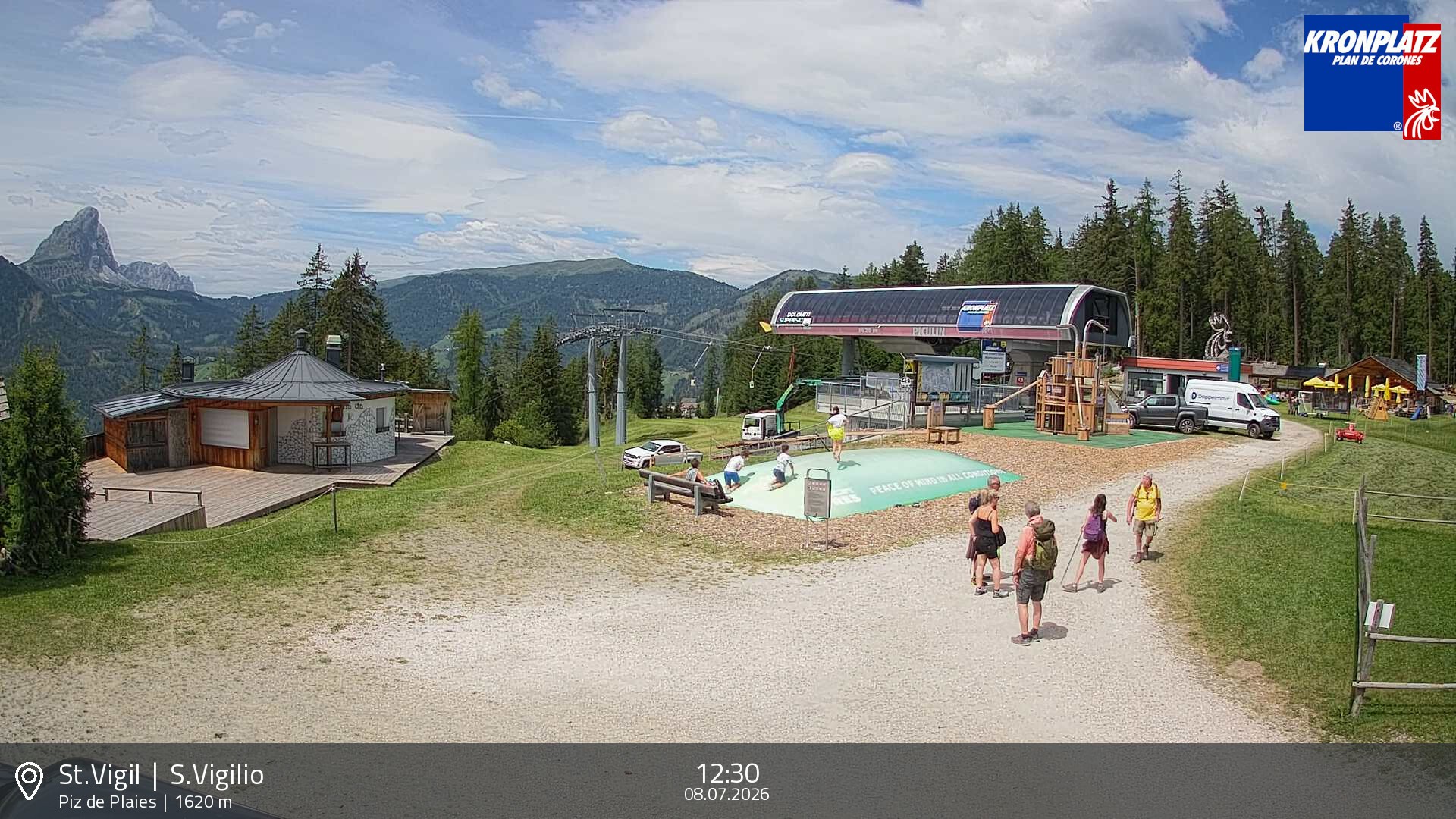 Archiv Foto Webcam Piz de Plaies, Kronplatz