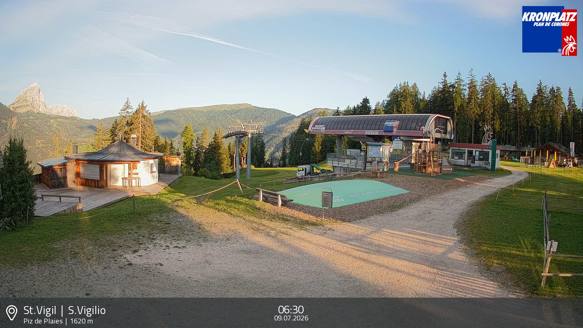 Archiv Foto Webcam Piz de Plaies, Kronplatz