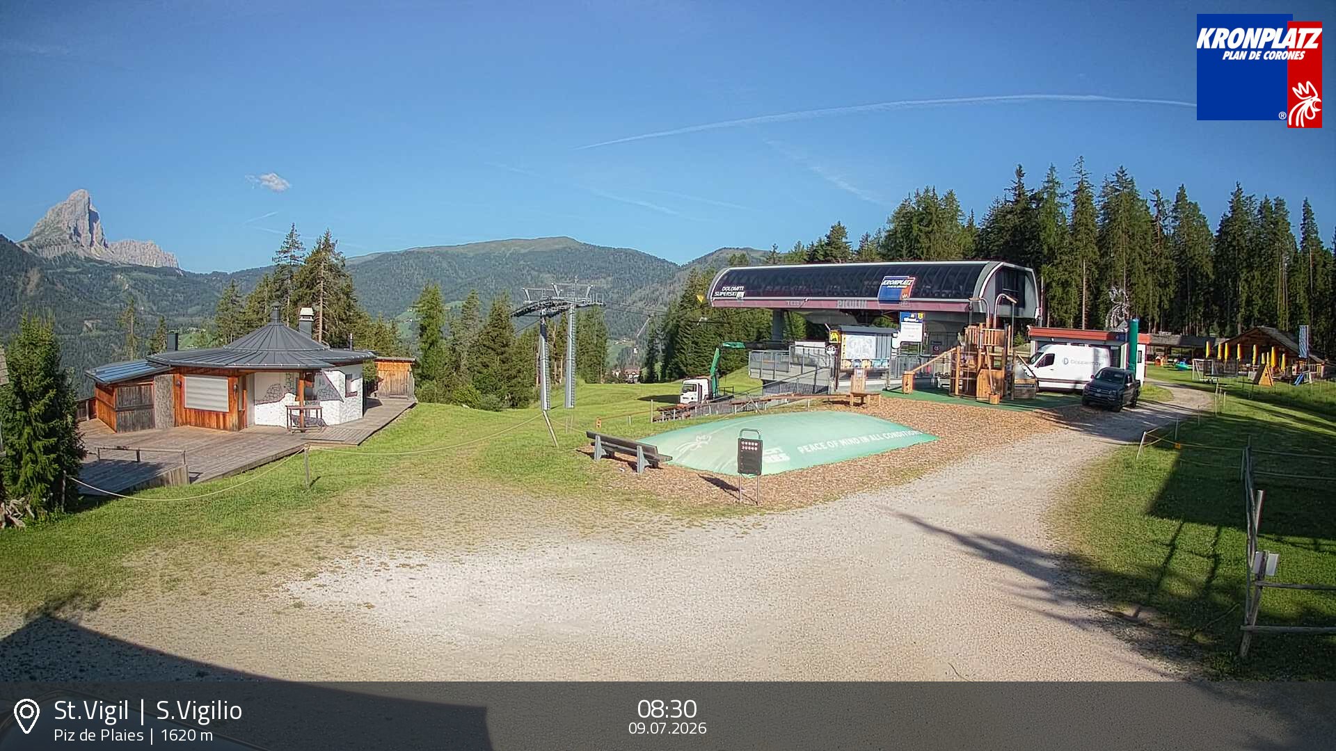 Archiv Foto Webcam Piz de Plaies, Kronplatz