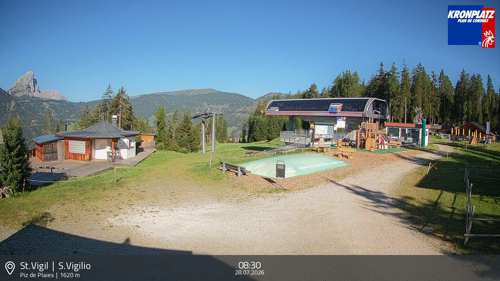 Archiv Foto Webcam Piz de Plaies, Kronplatz
