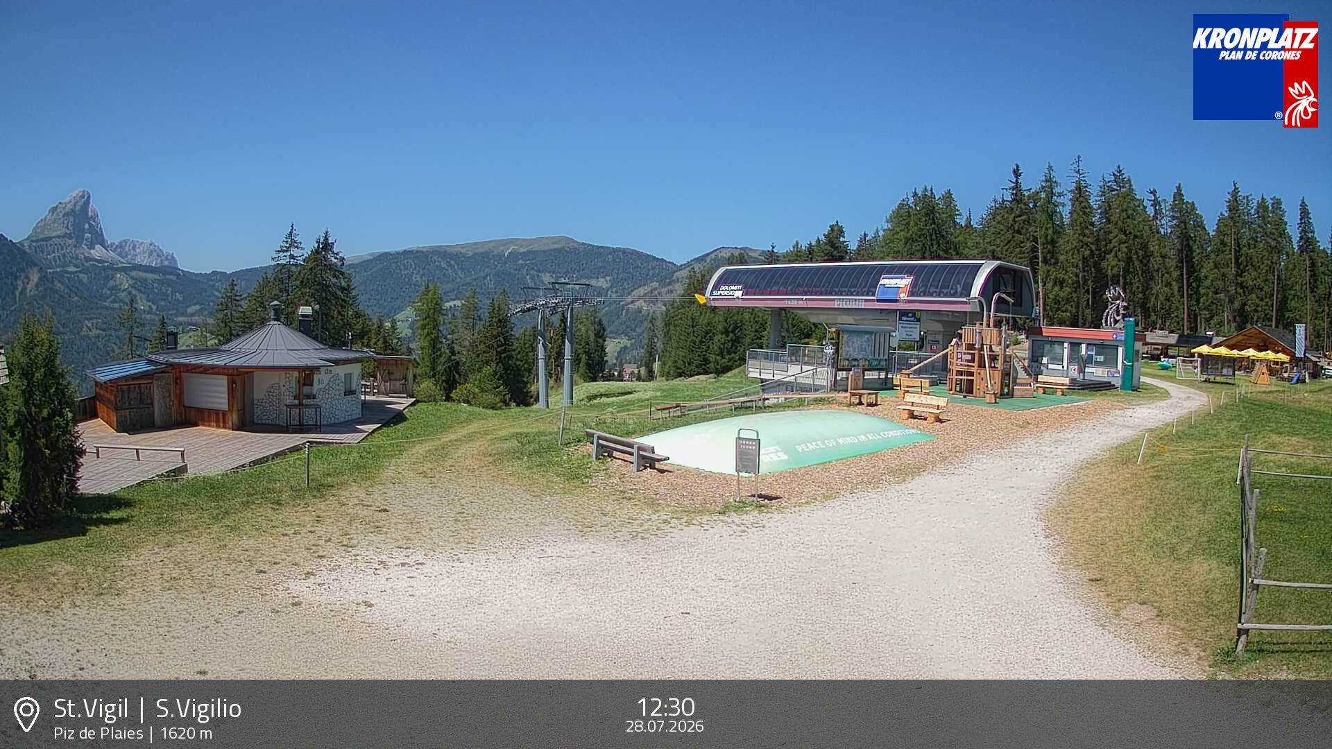 Archiv Foto Webcam Piz de Plaies, Kronplatz