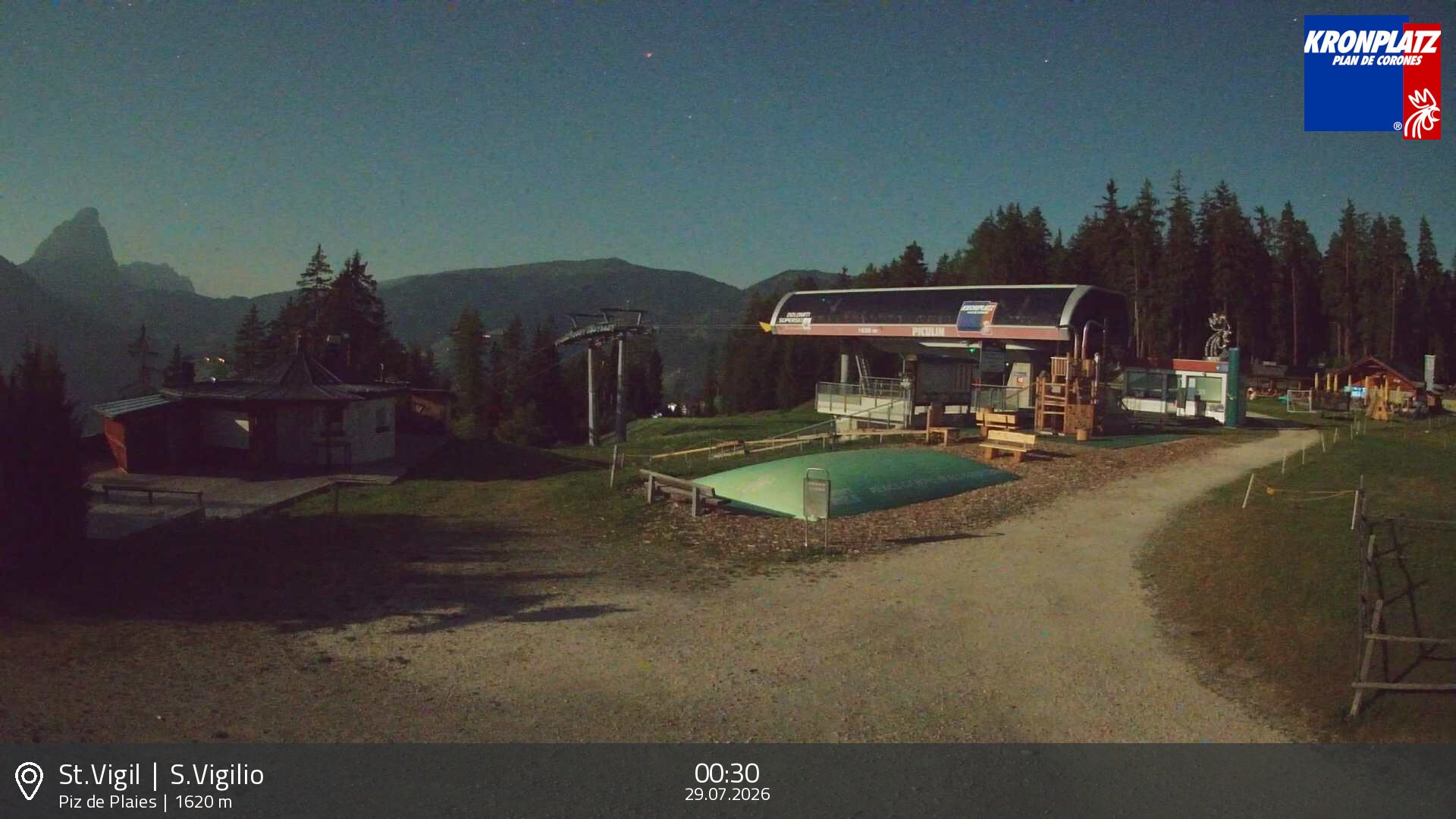 Archiv Foto Webcam Piz de Plaies, Kronplatz