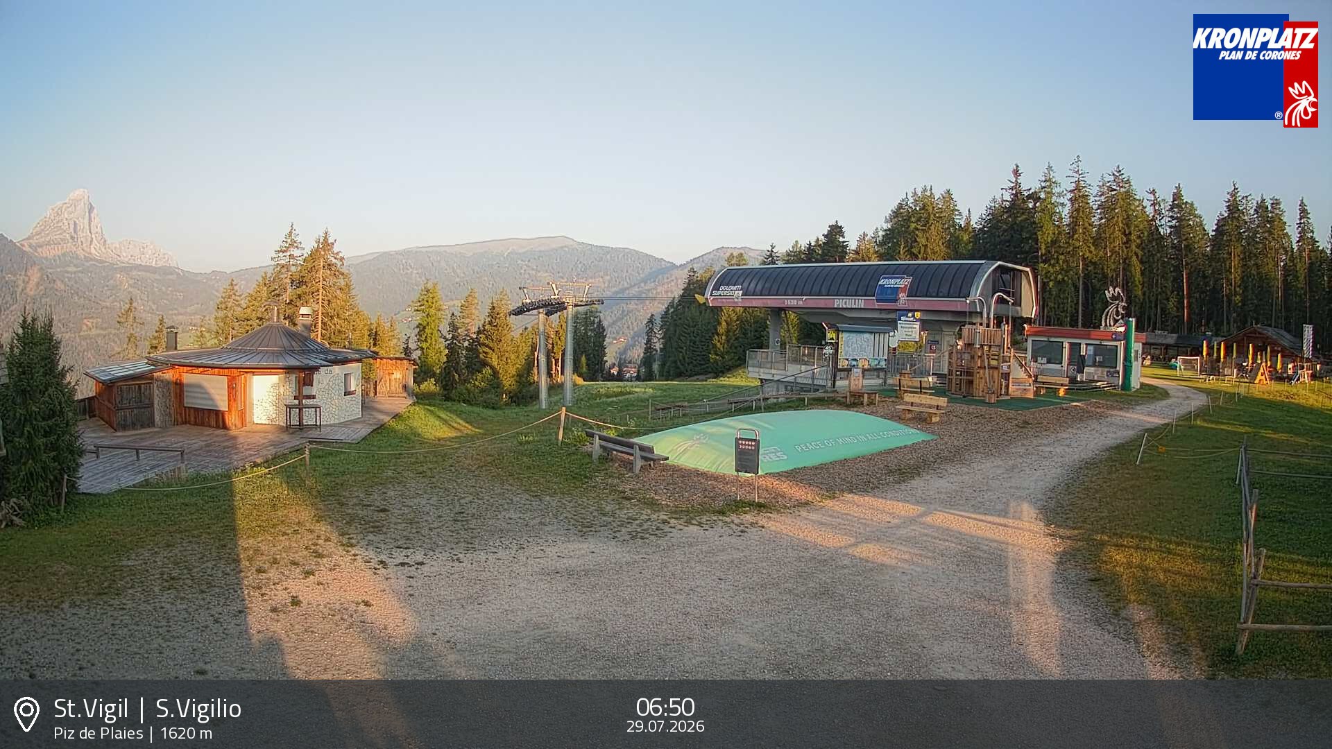 Archiv Foto Webcam Piz de Plaies, Kronplatz