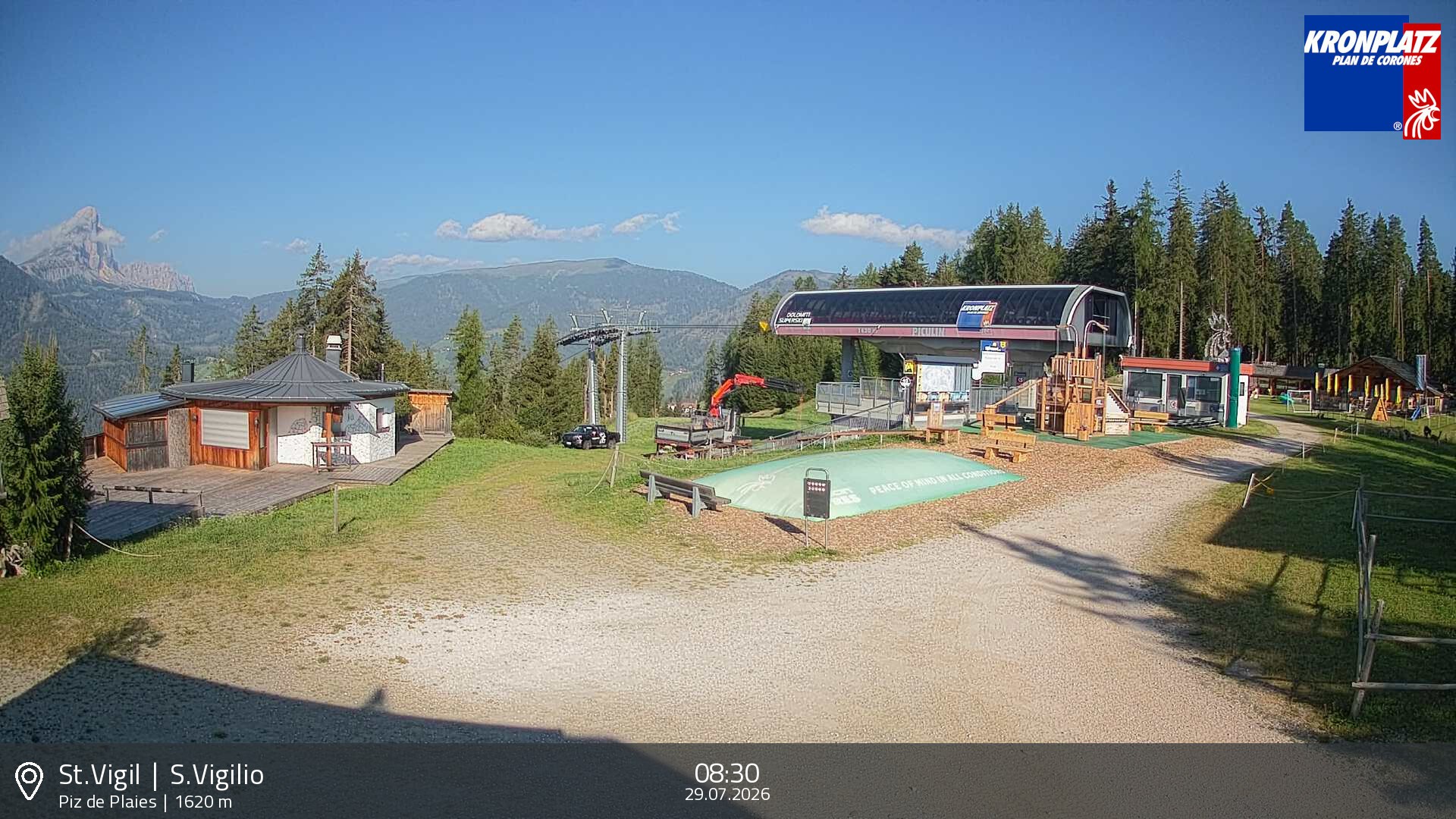 Archiv Foto Webcam Piz de Plaies, Kronplatz
