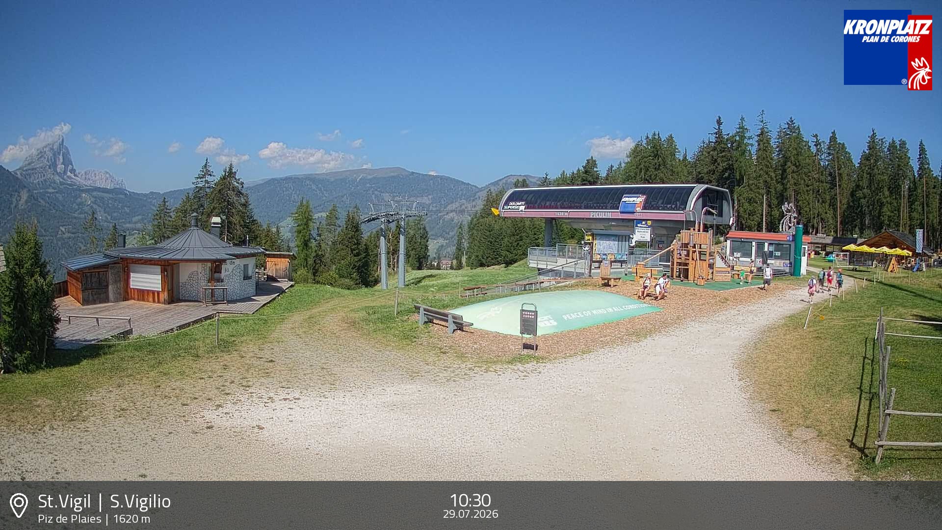 Archiv Foto Webcam Piz de Plaies, Kronplatz