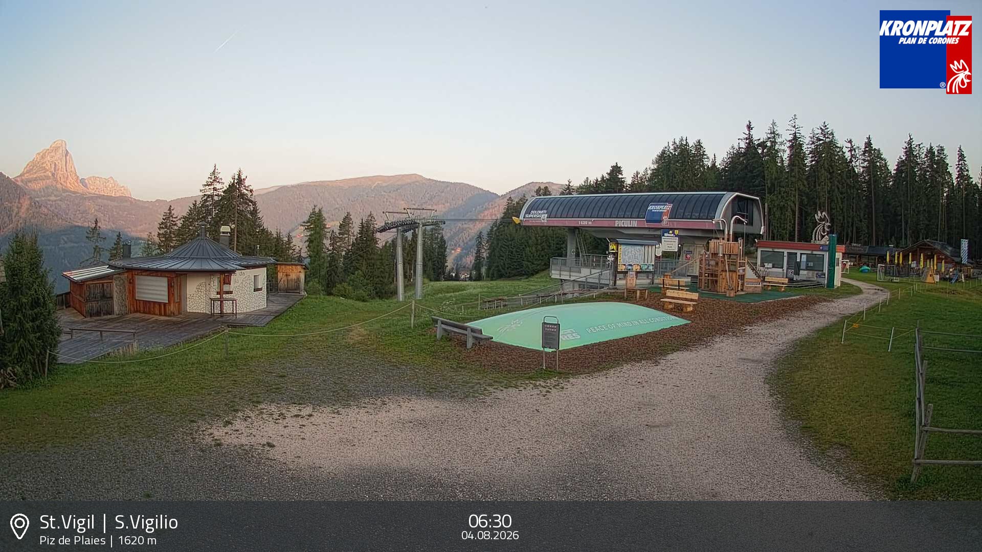 Archived image Webcam top station Piz de Plaies, Plan de Corones