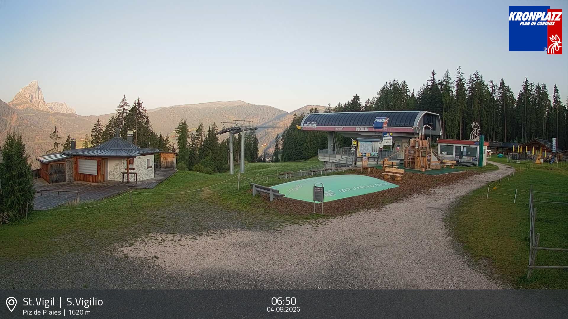 Archived image Webcam top station Piz de Plaies, Plan de Corones