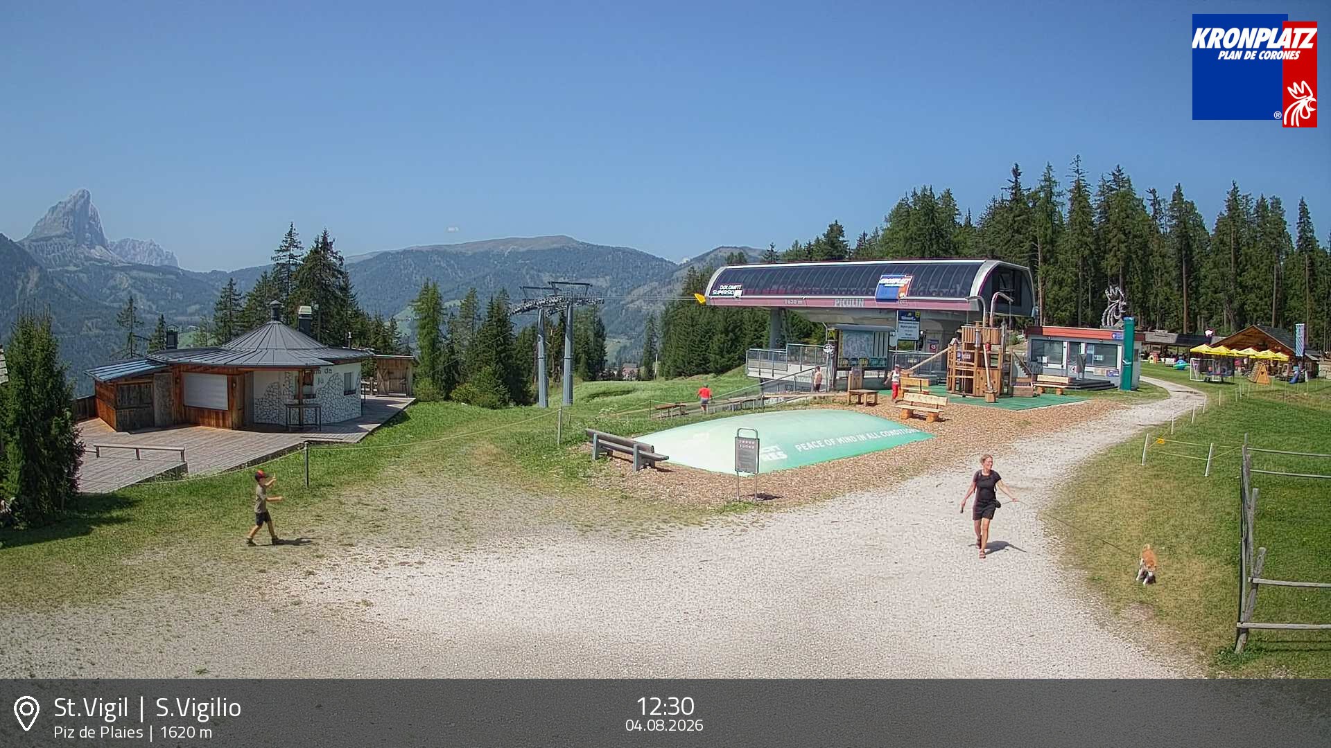 Archiv Foto Webcam Piz de Plaies, Kronplatz