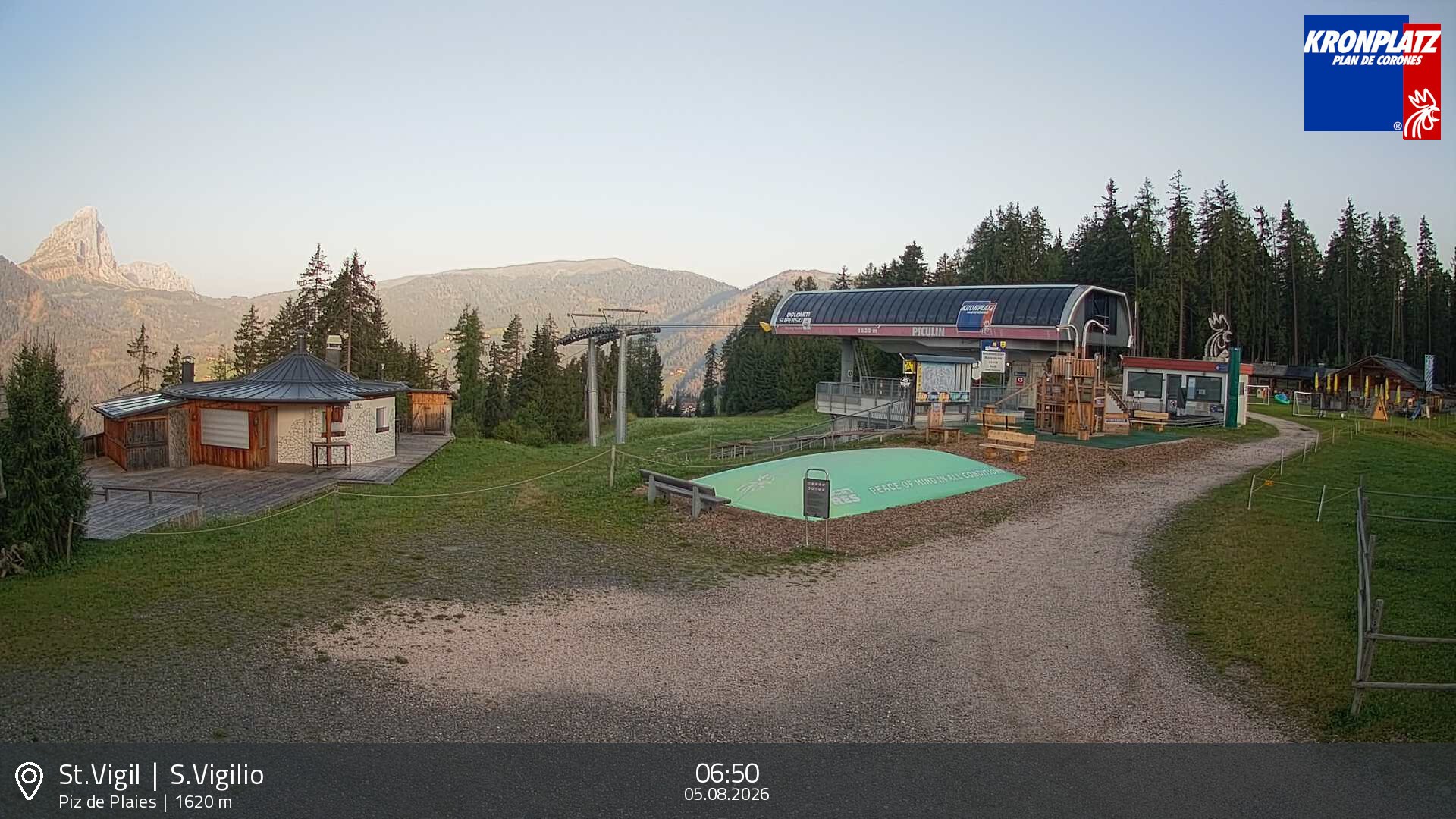 Archived image Webcam top station Piz de Plaies, Plan de Corones