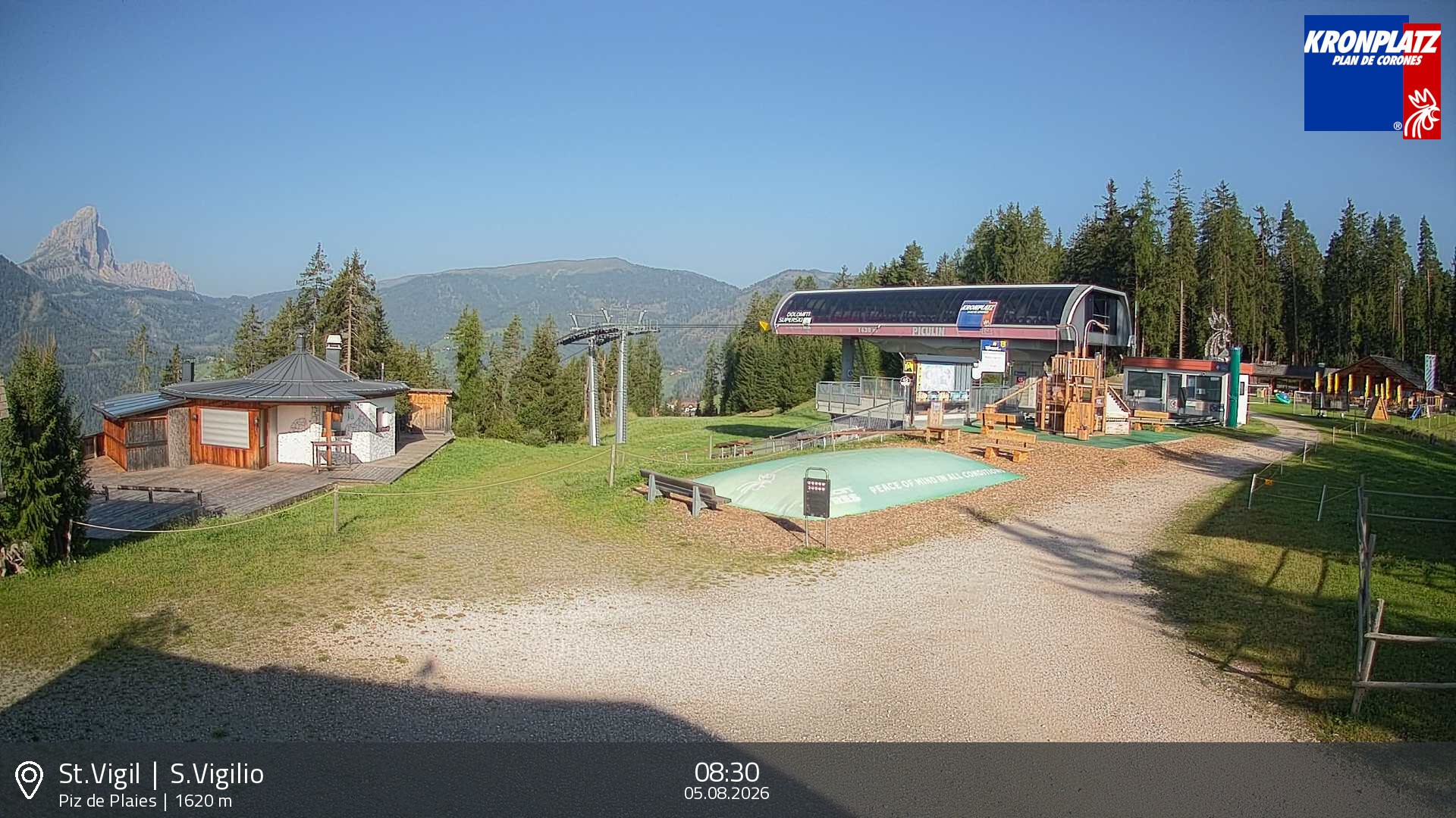 Archived image Webcam top station Piz de Plaies, Plan de Corones