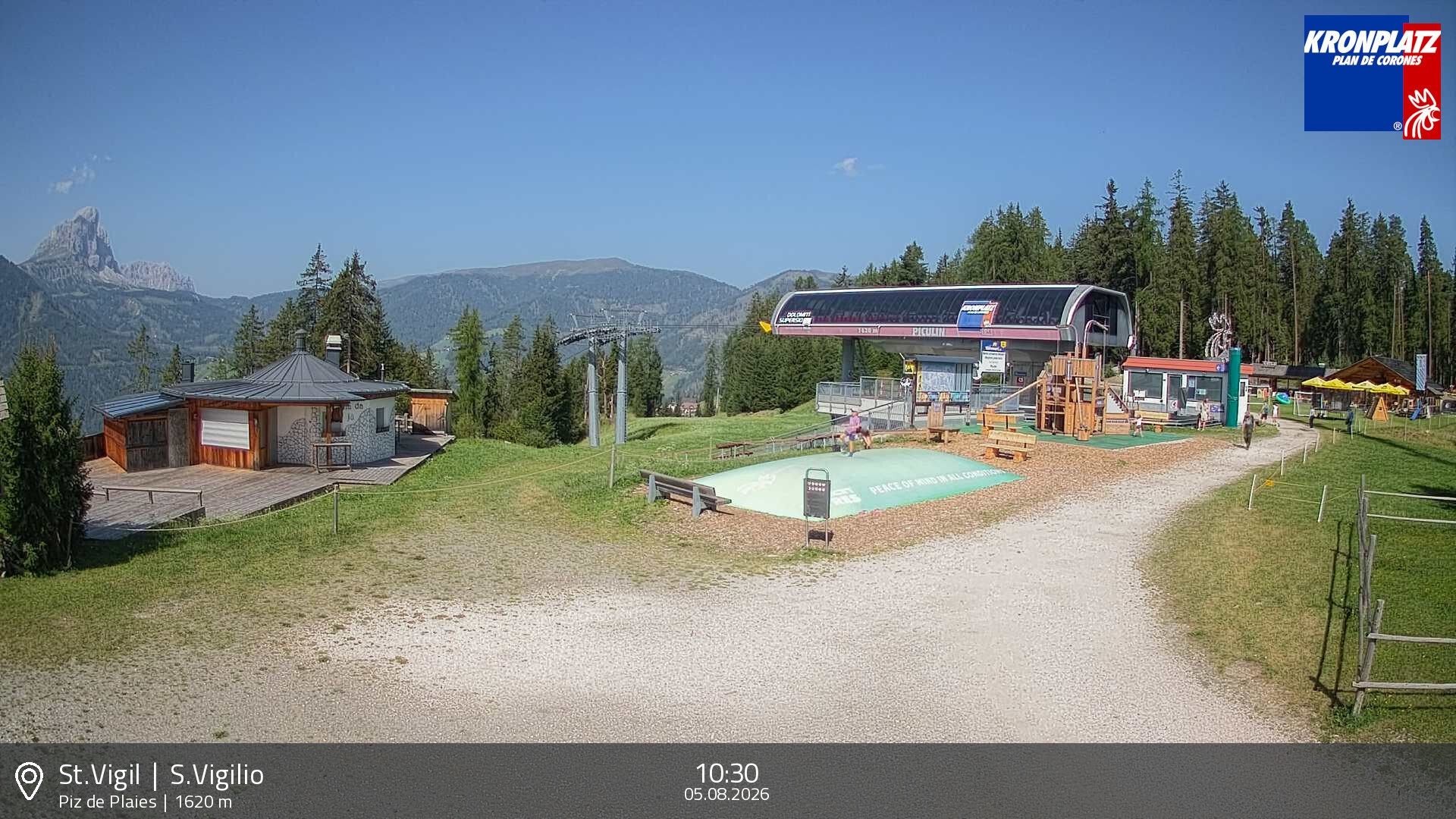 Archived image Webcam top station Piz de Plaies, Plan de Corones