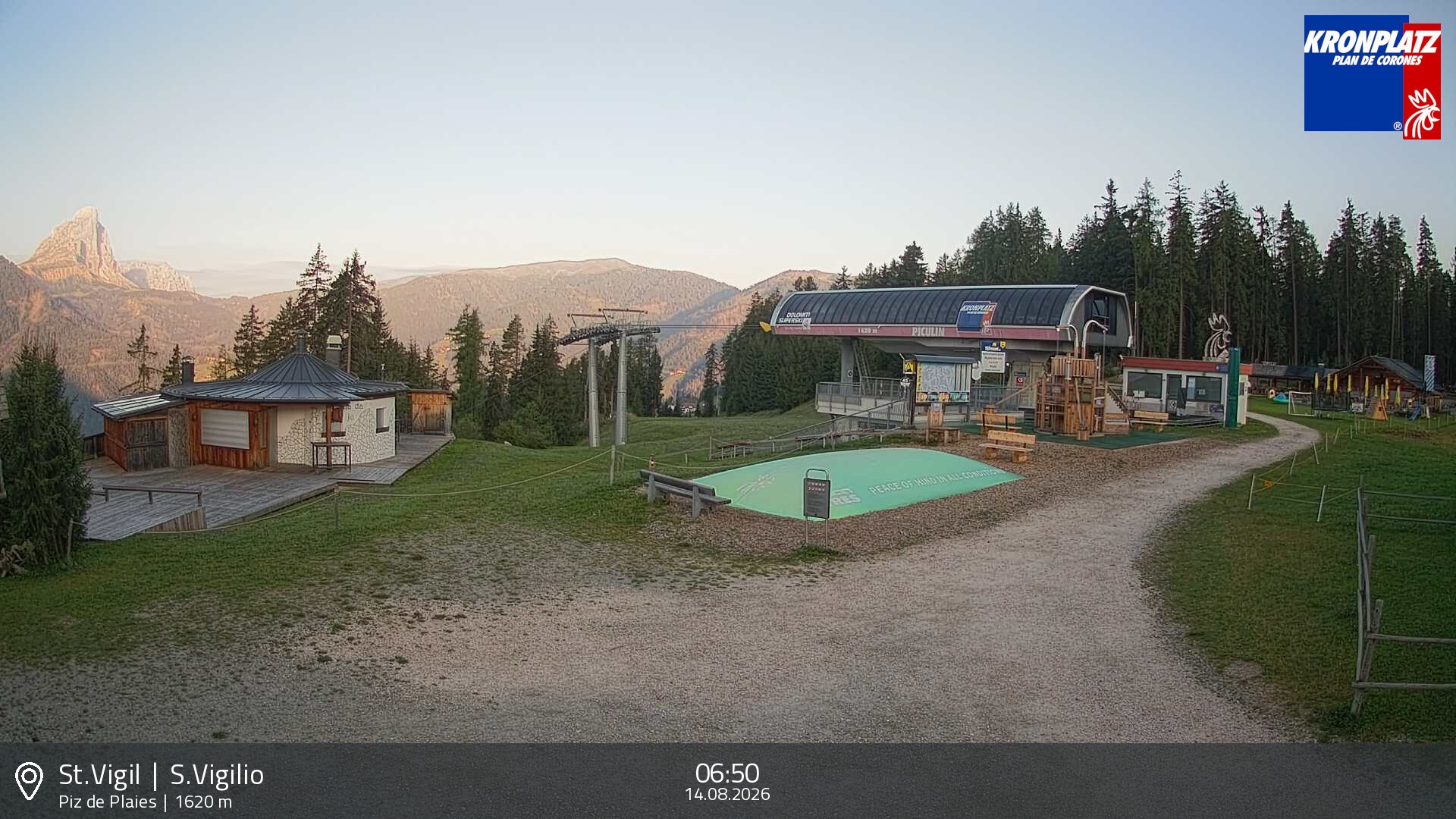 Archiv Foto Webcam Piz de Plaies, Kronplatz