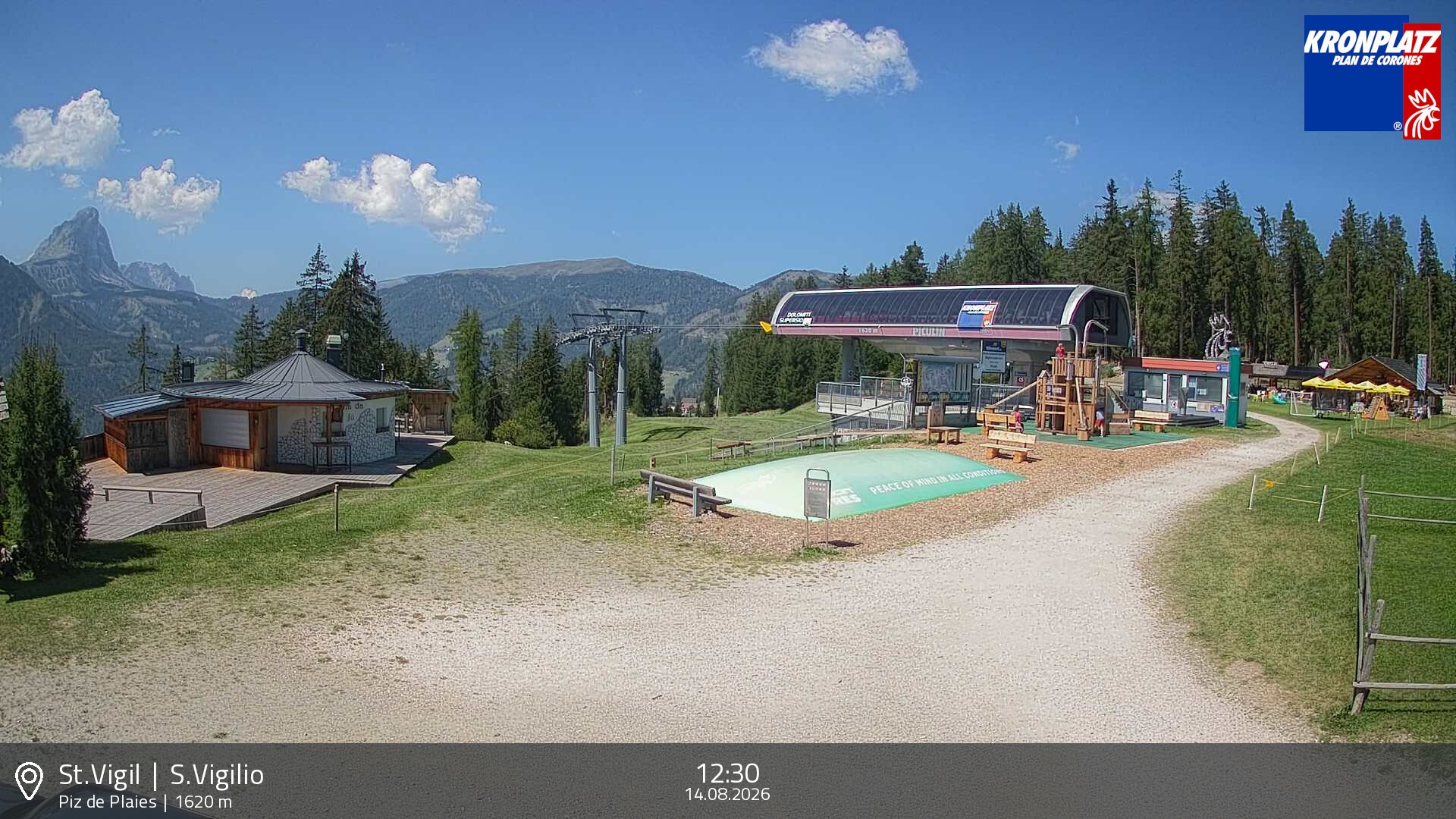 Archiv Foto Webcam Piz de Plaies, Kronplatz