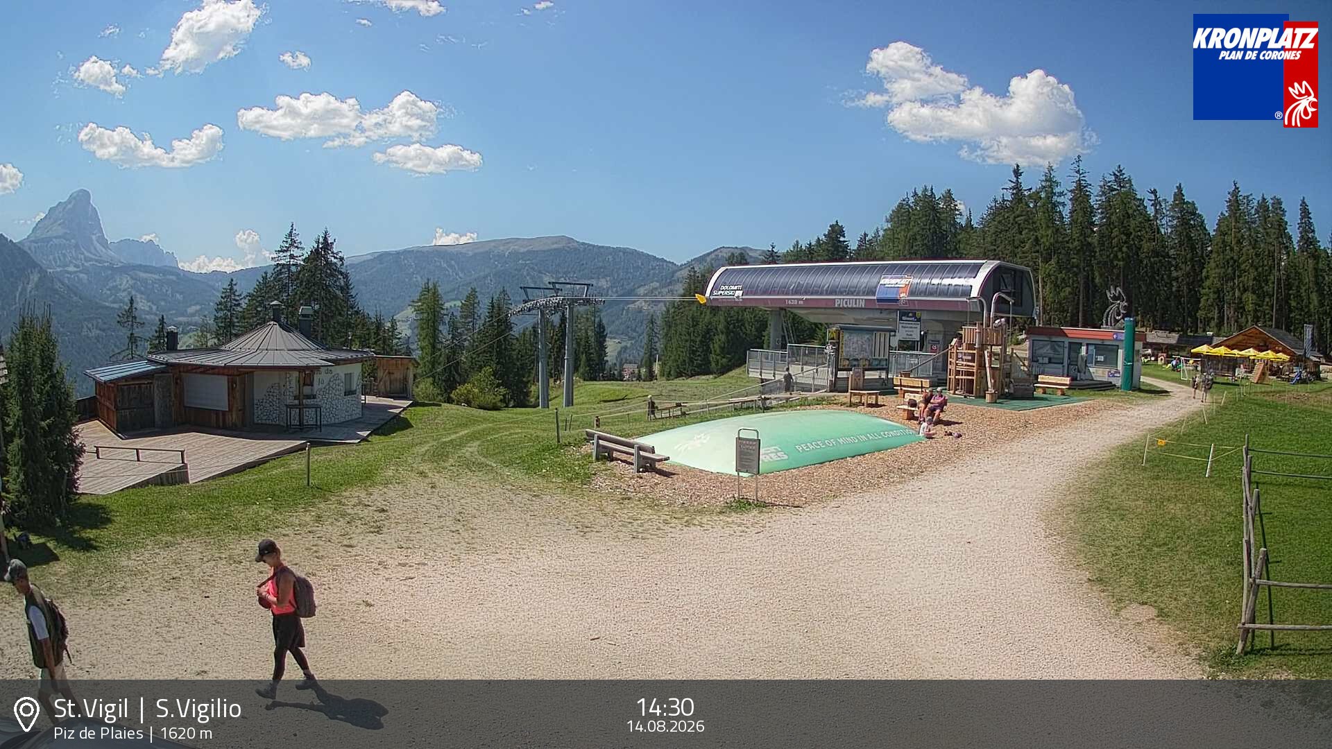 Archiv Foto Webcam Piz de Plaies, Kronplatz