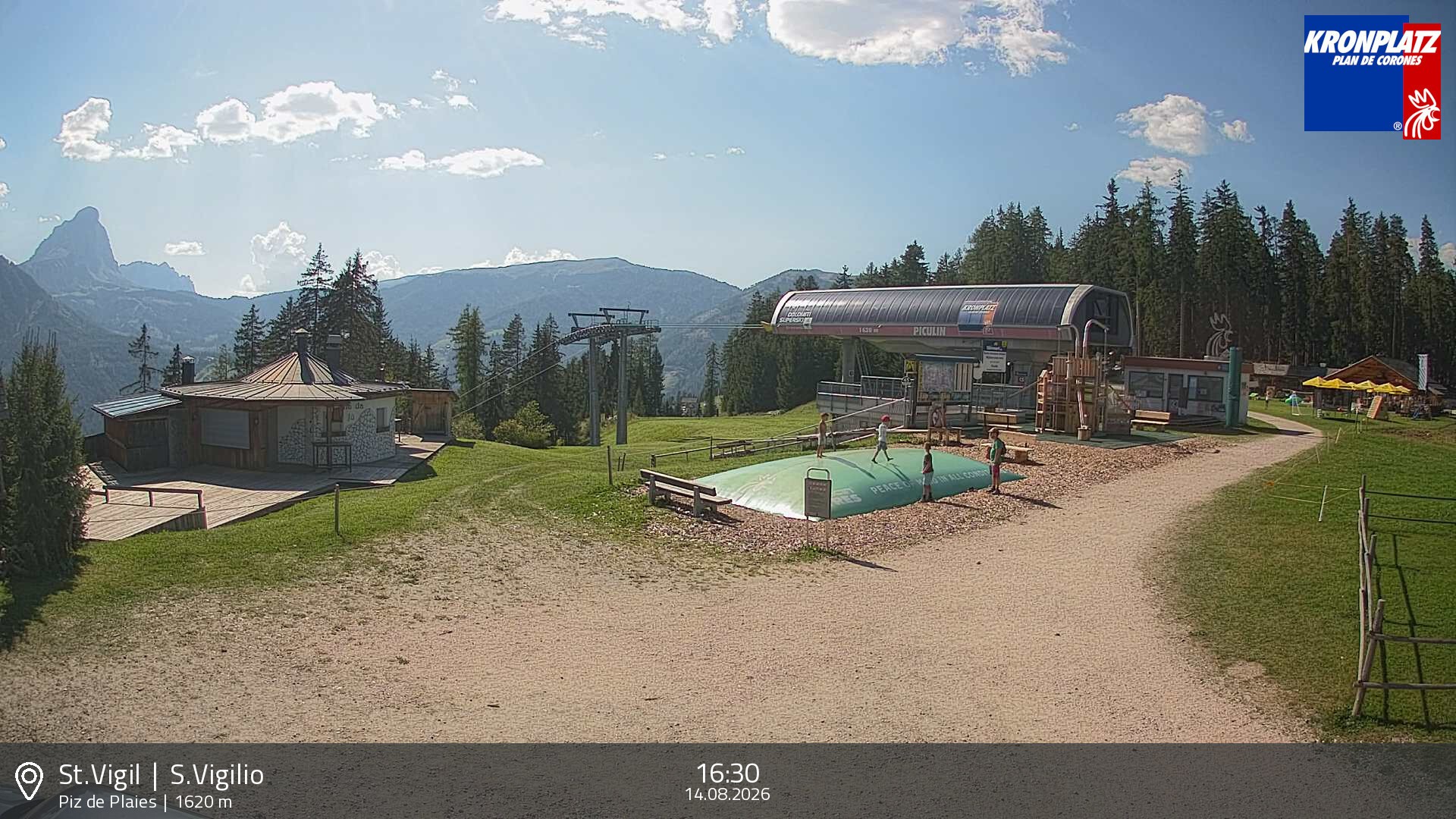 Archiv Foto Webcam Piz de Plaies, Kronplatz
