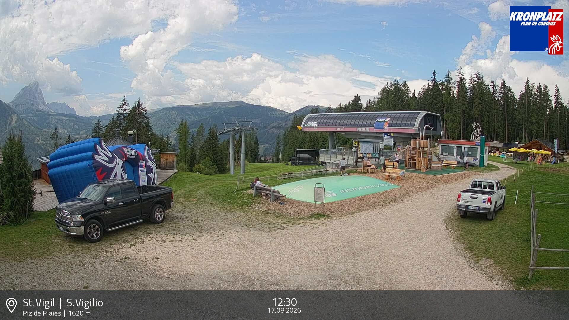 Archiv Foto Webcam Piz de Plaies, Kronplatz