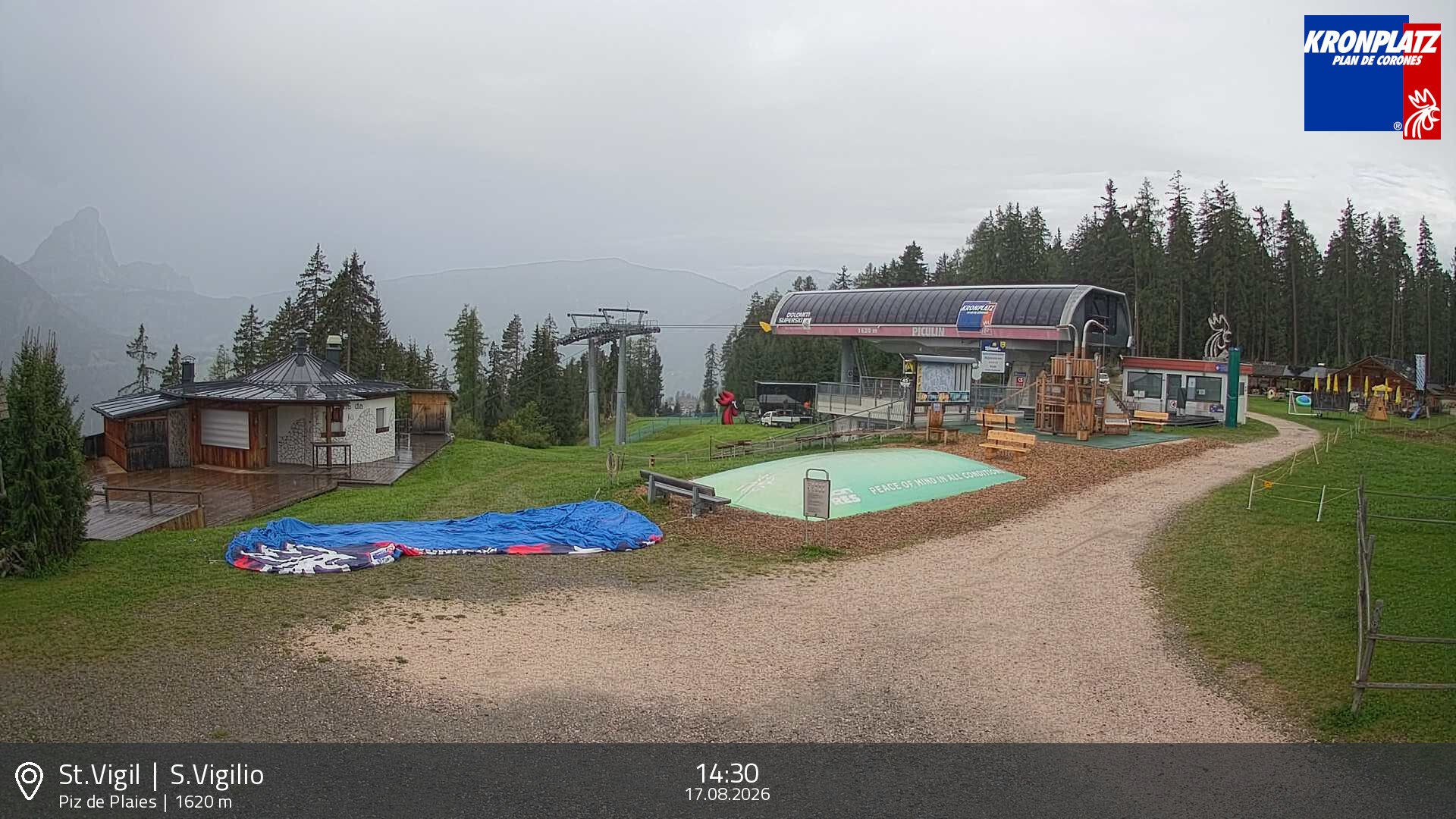 Archiv Foto Webcam Piz de Plaies, Kronplatz