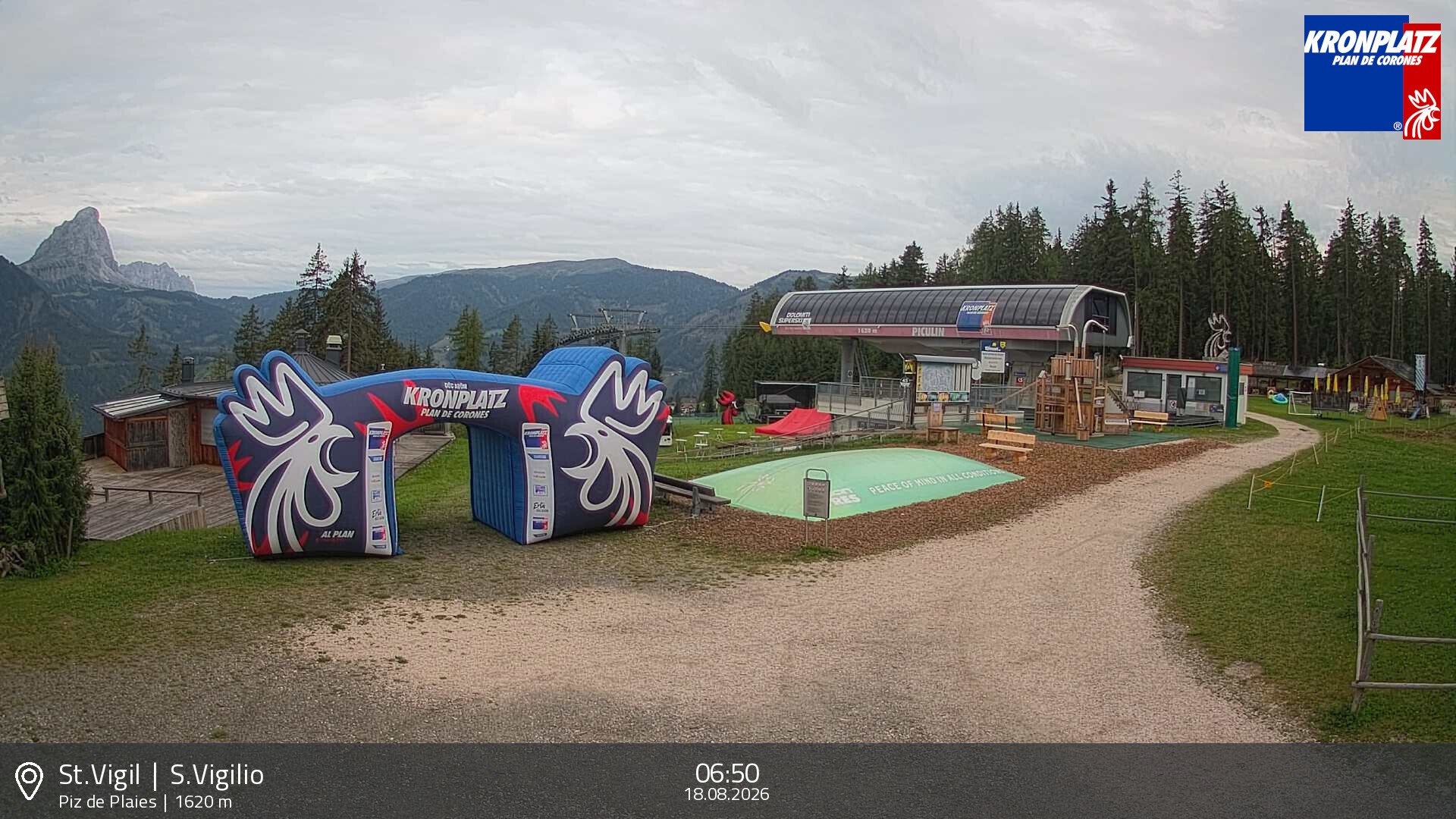 Archiv Foto Webcam Piz de Plaies, Kronplatz