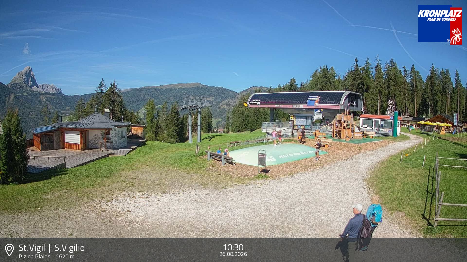 Archiv Foto Webcam Piz de Plaies, Kronplatz