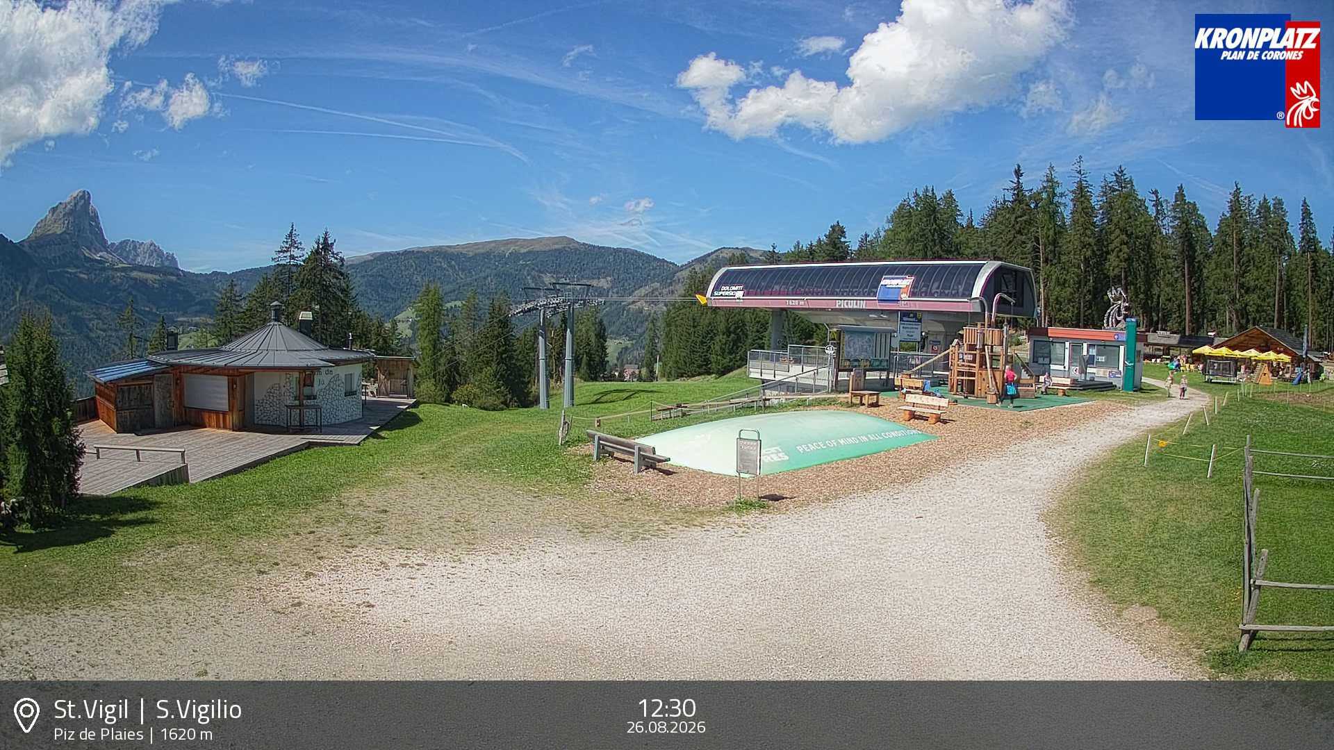 Archiv Foto Webcam Piz de Plaies, Kronplatz