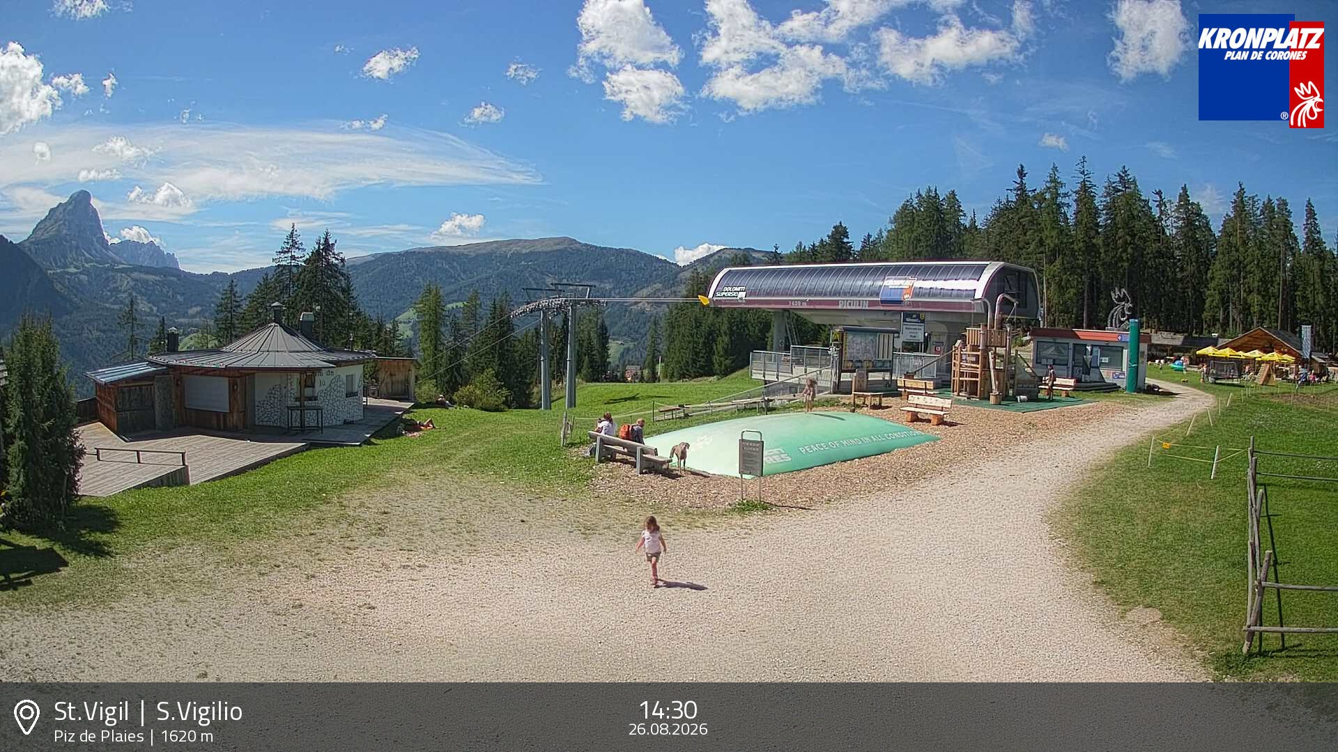 Archiv Foto Webcam Piz de Plaies, Kronplatz