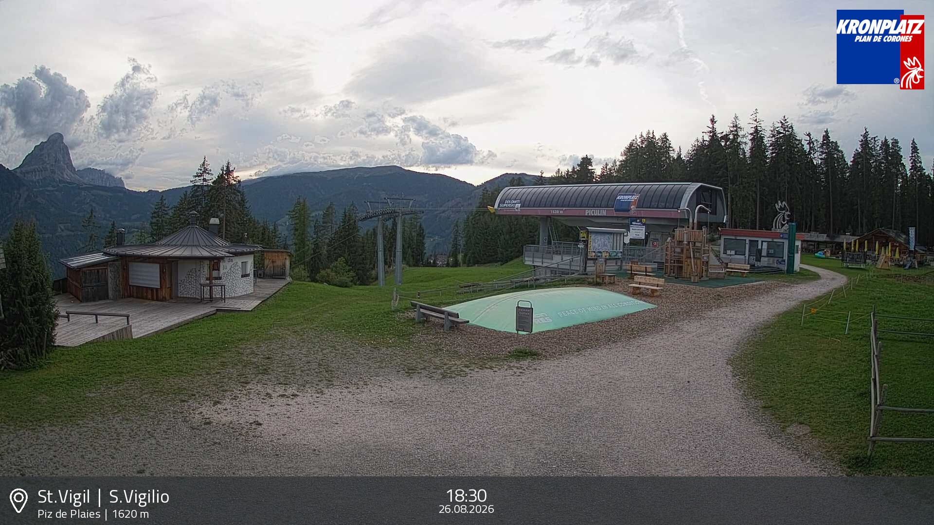 Archiv Foto Webcam Piz de Plaies, Kronplatz