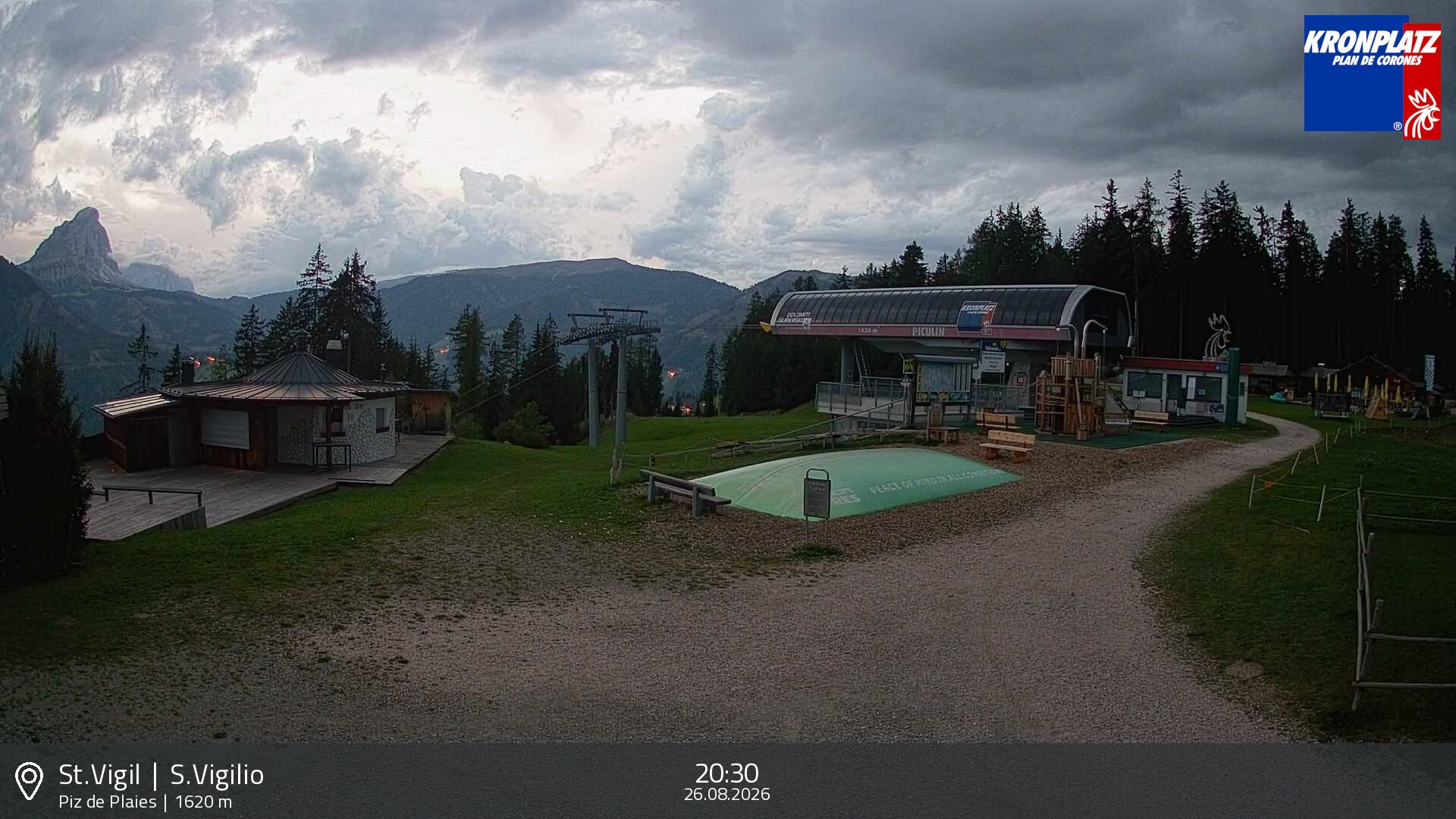 Archiv Foto Webcam Piz de Plaies, Kronplatz