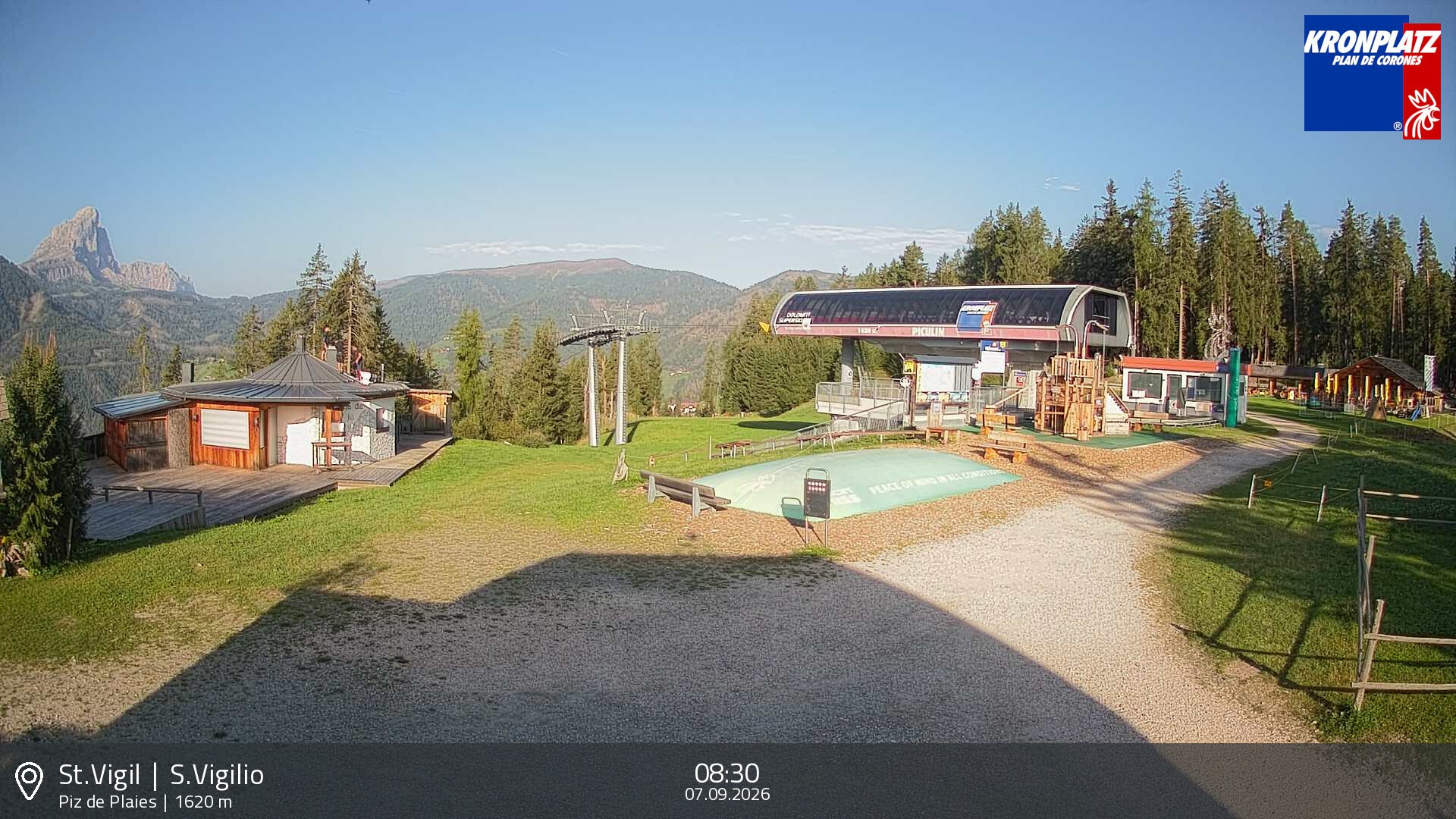Archiv Foto Webcam Piz de Plaies, Kronplatz