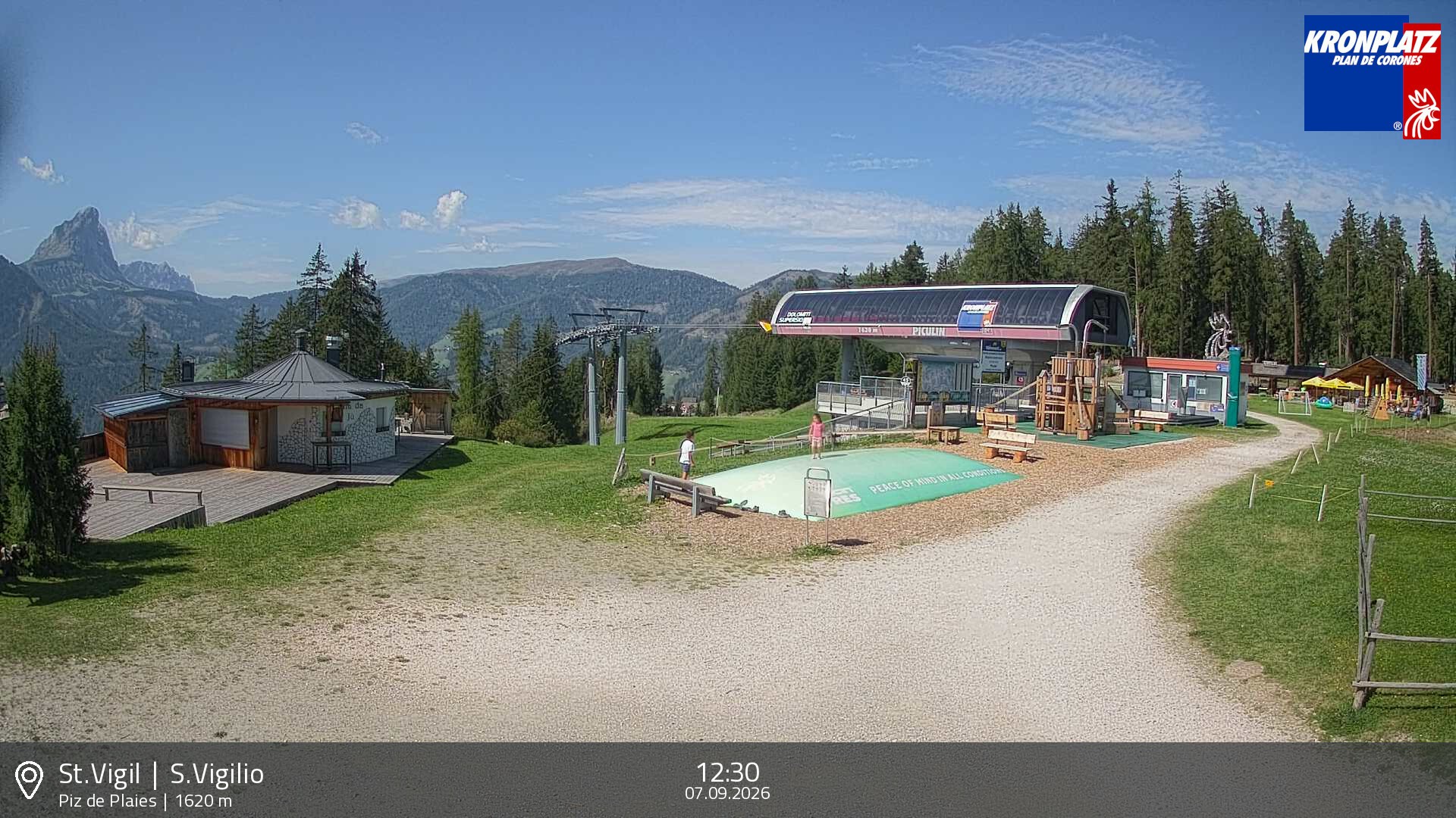 Archiv Foto Webcam Piz de Plaies, Kronplatz