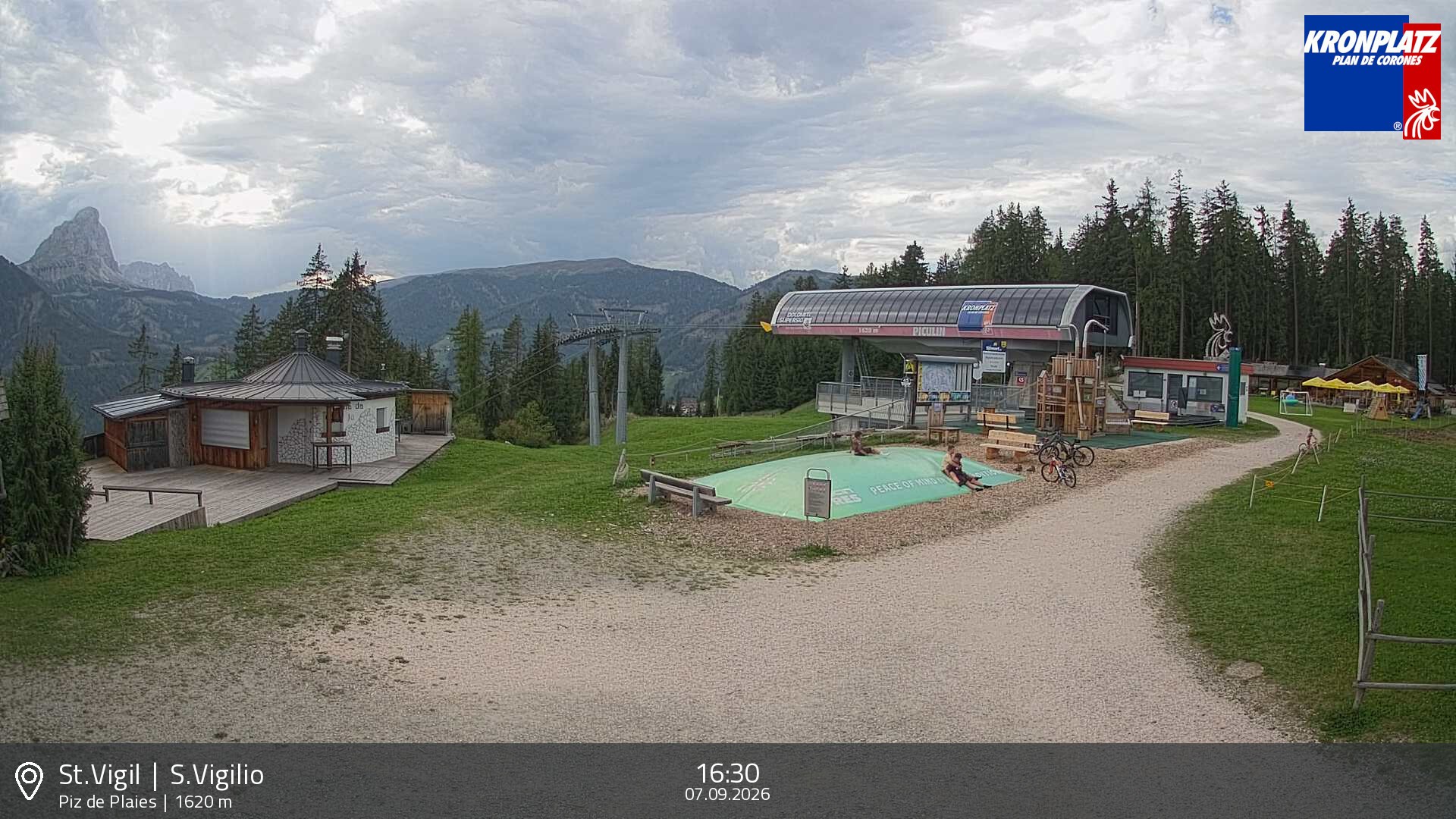Archiv Foto Webcam Piz de Plaies, Kronplatz