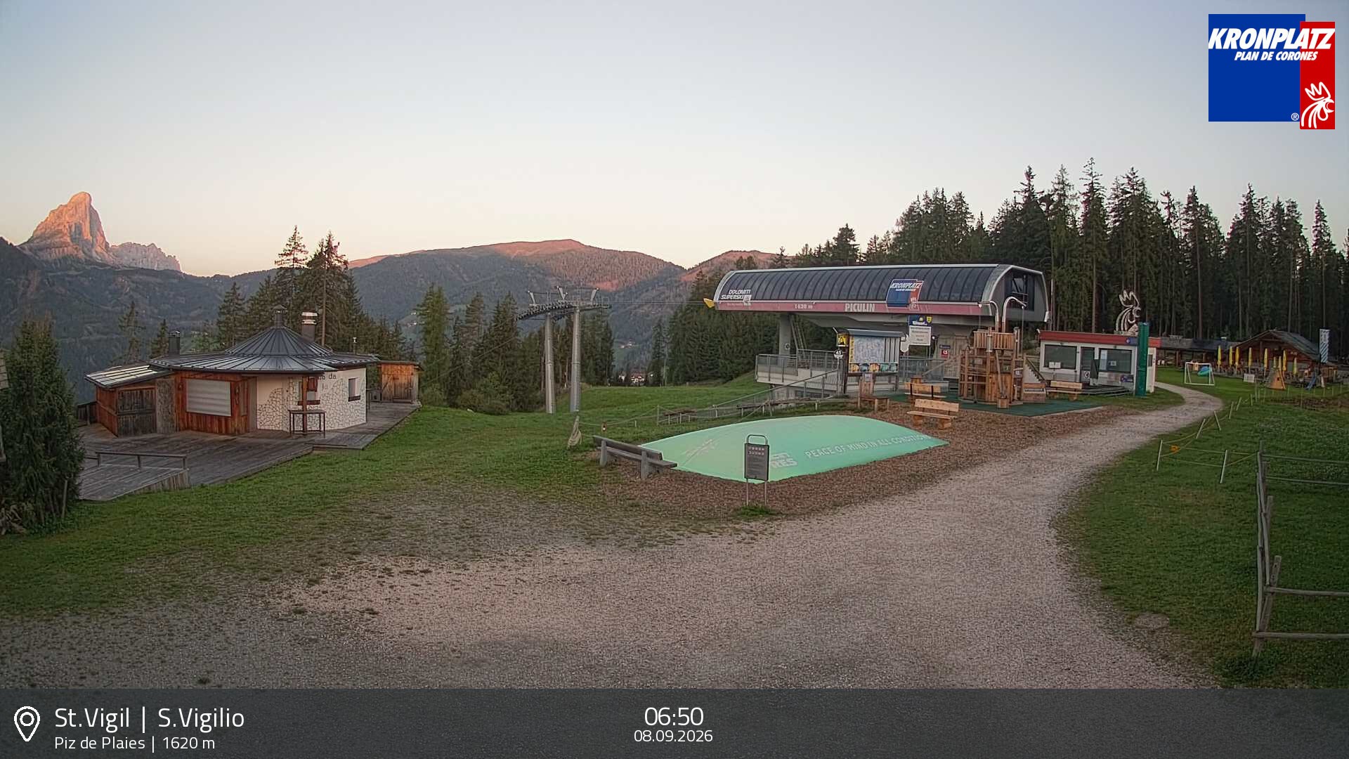 Archiv Foto Webcam Piz de Plaies, Kronplatz
