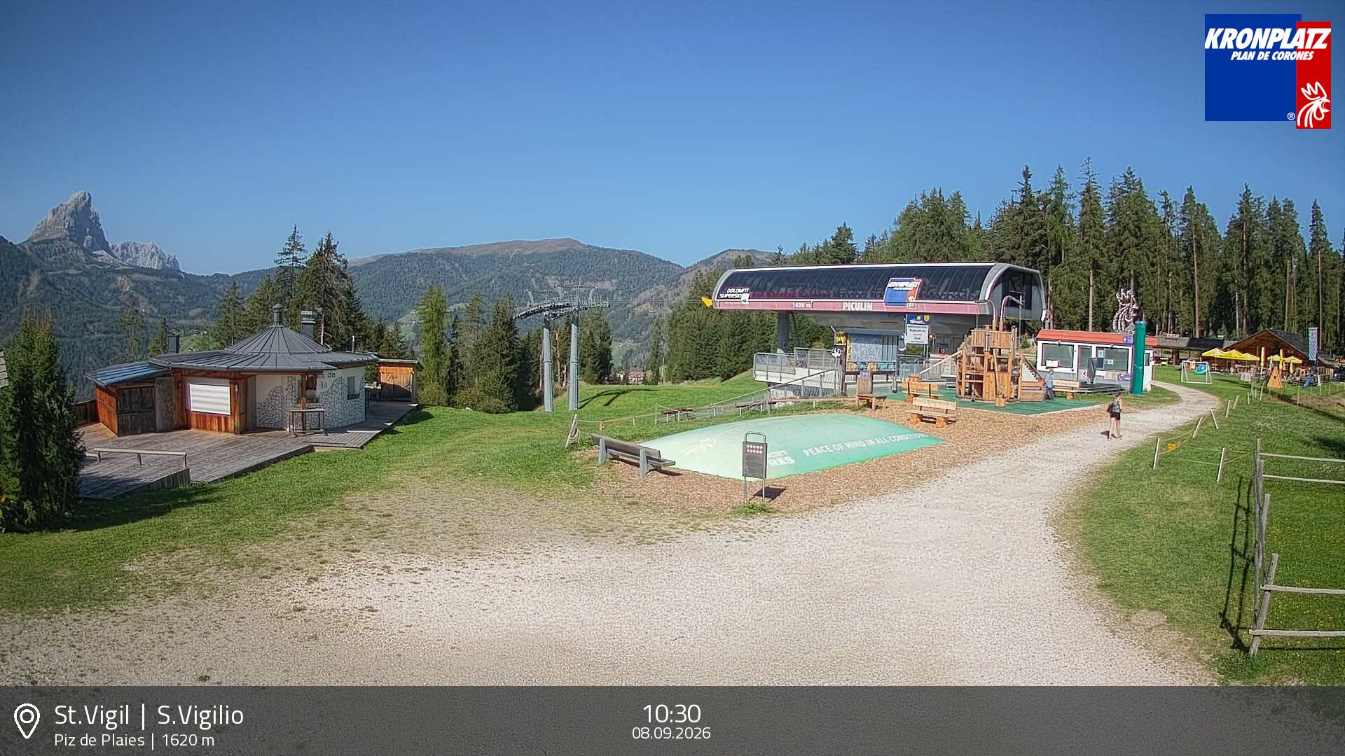Archiv Foto Webcam Piz de Plaies, Kronplatz
