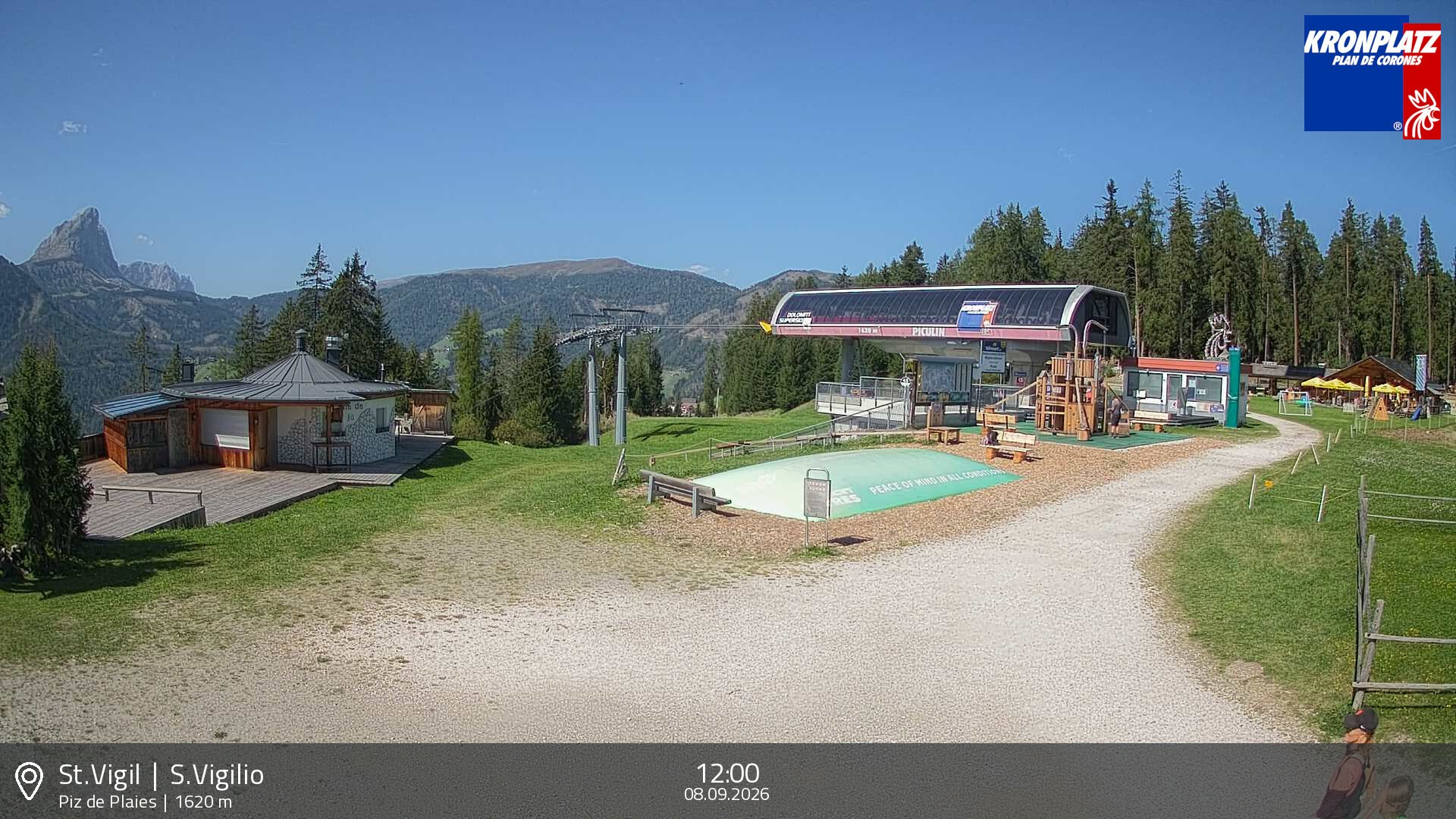 Archiv Foto Webcam Piz de Plaies, Kronplatz