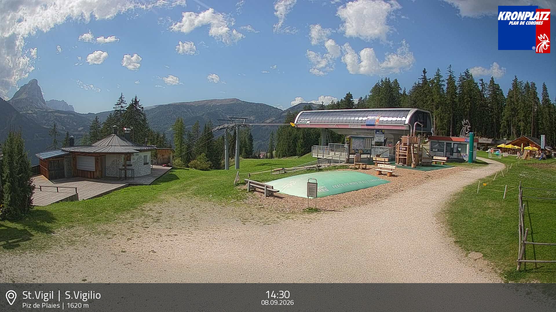 Archiv Foto Webcam Piz de Plaies, Kronplatz