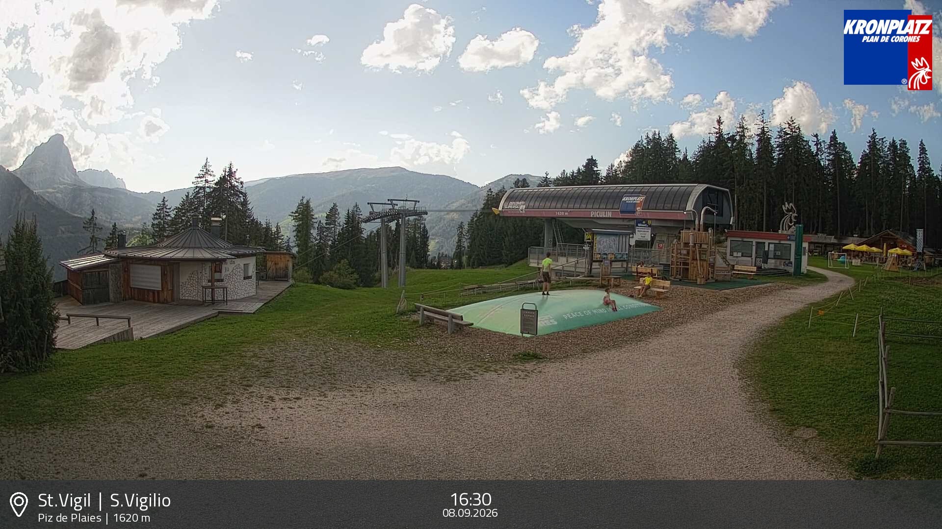 Archiv Foto Webcam Piz de Plaies, Kronplatz