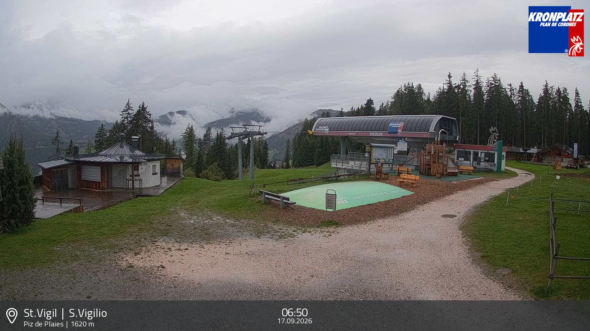 Archiv Foto Webcam Piz de Plaies, Kronplatz