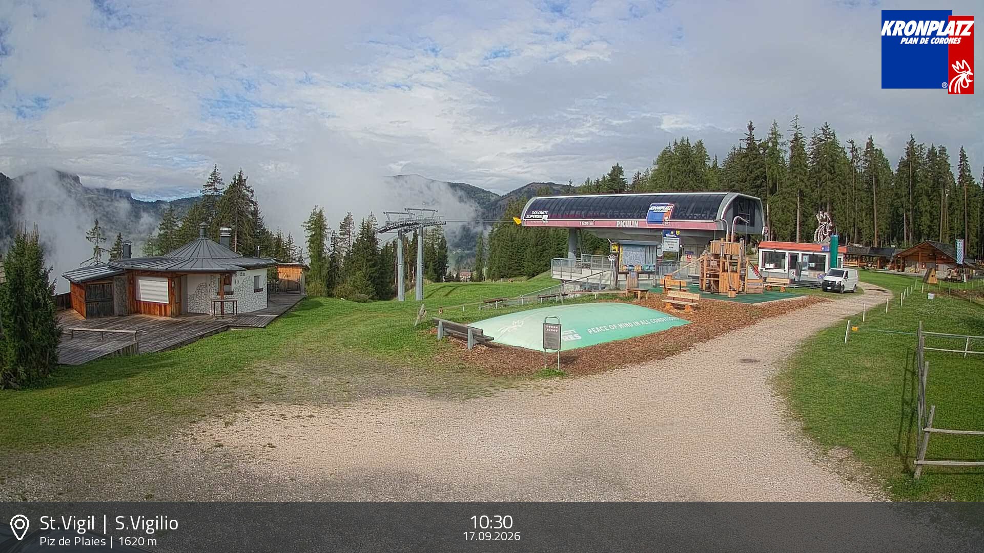Archiv Foto Webcam Piz de Plaies, Kronplatz