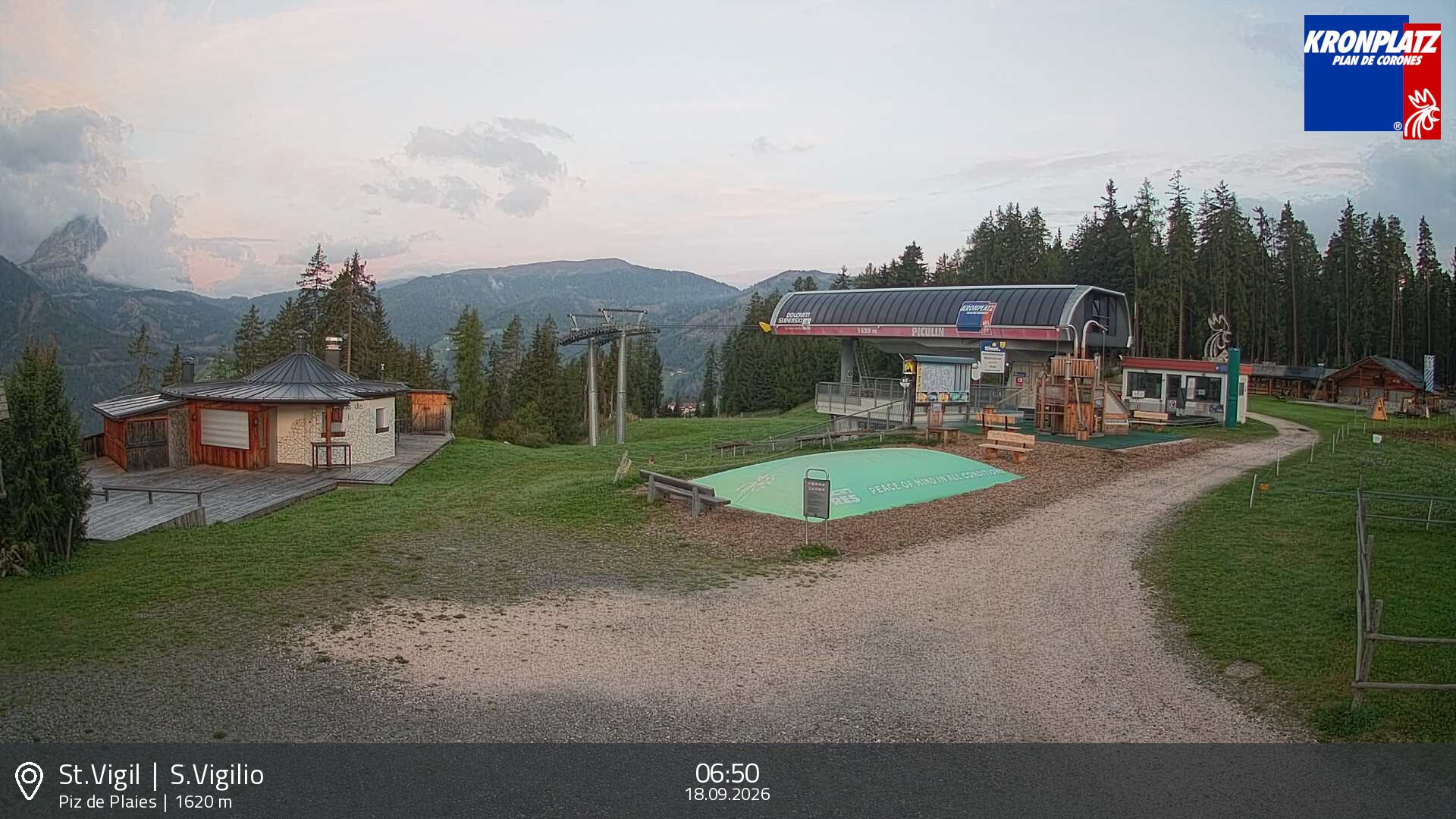 Archiv Foto Webcam Piz de Plaies, Kronplatz