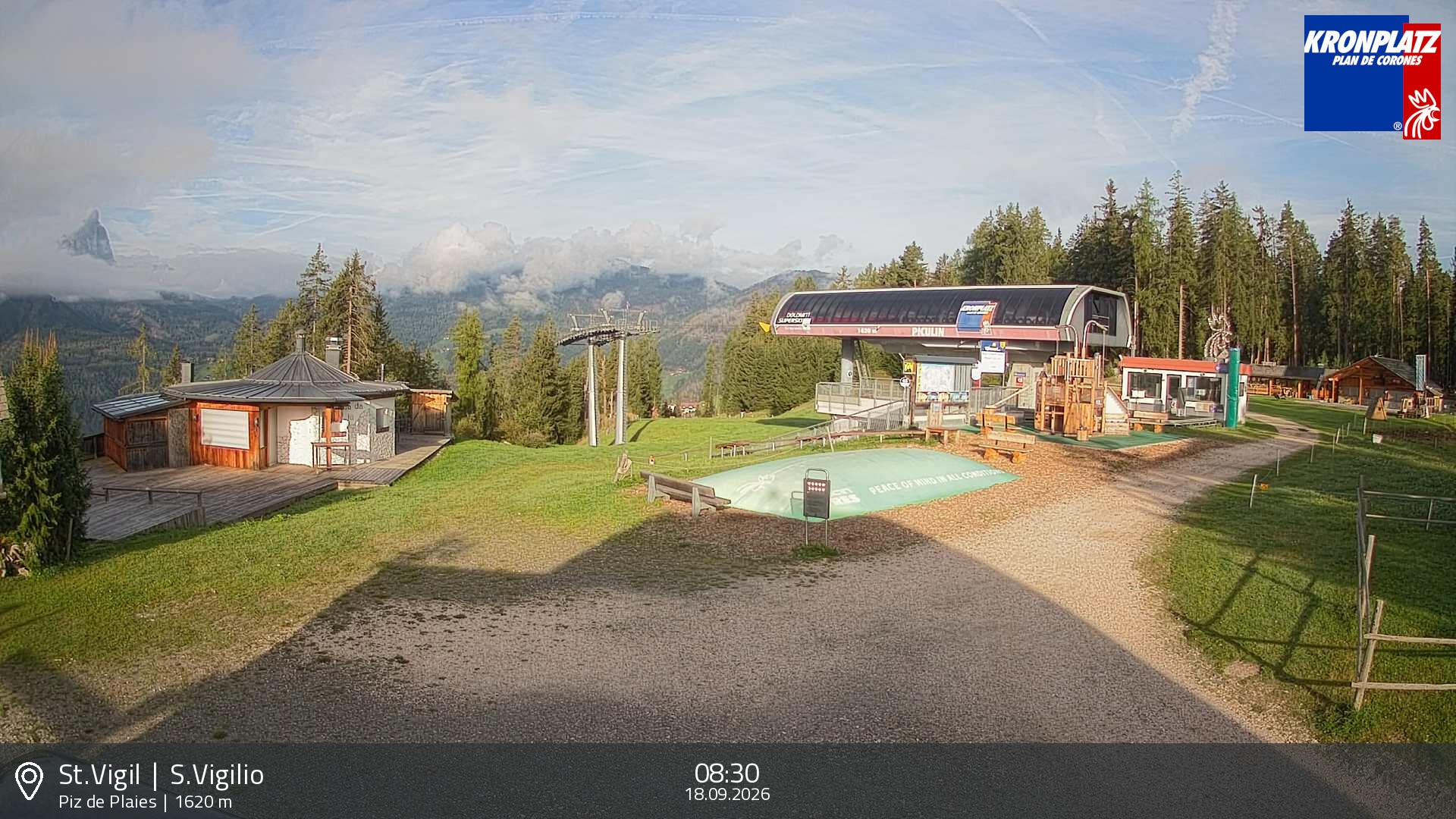 Archiv Foto Webcam Piz de Plaies, Kronplatz