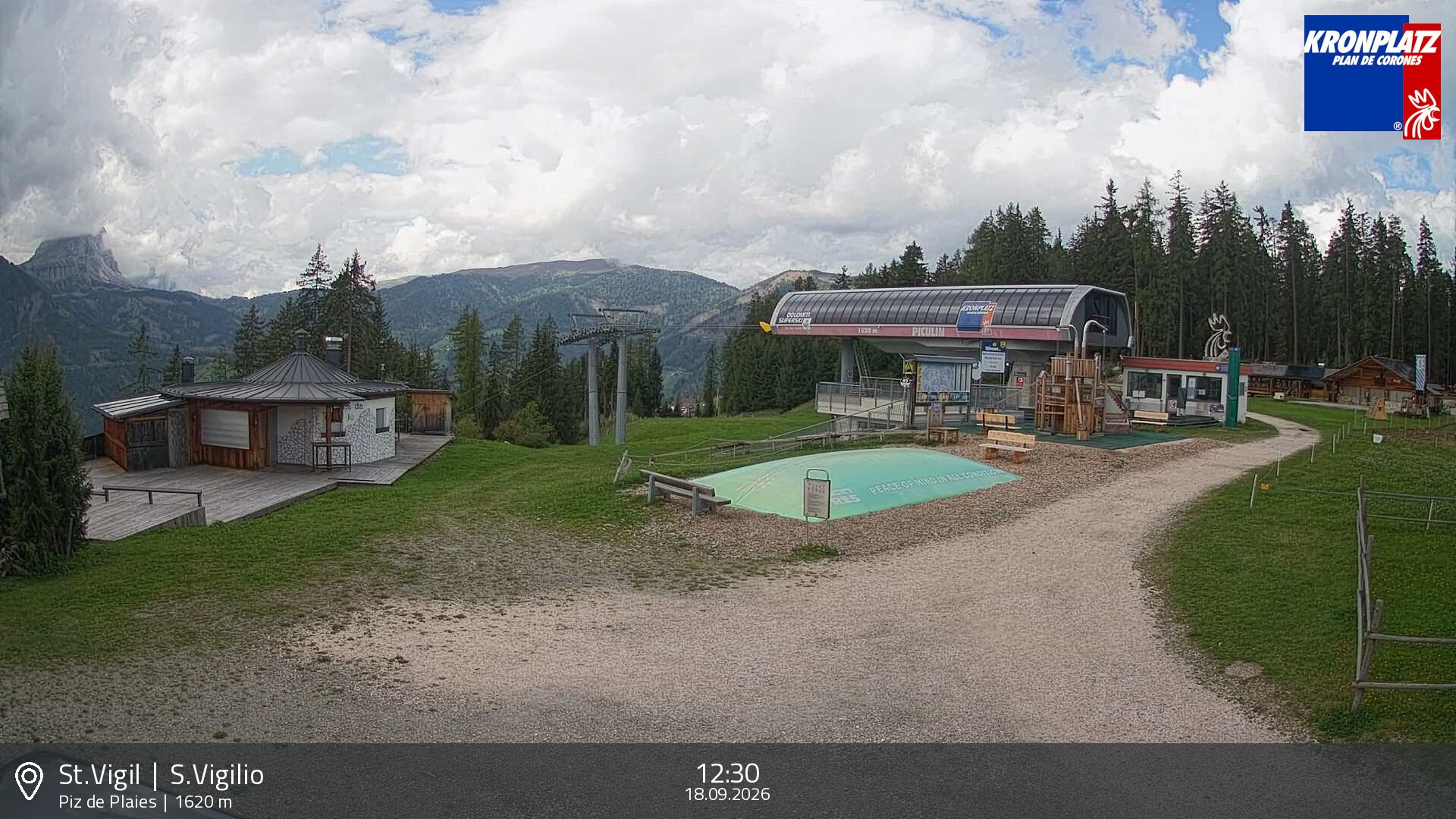 Archiv Foto Webcam Piz de Plaies, Kronplatz