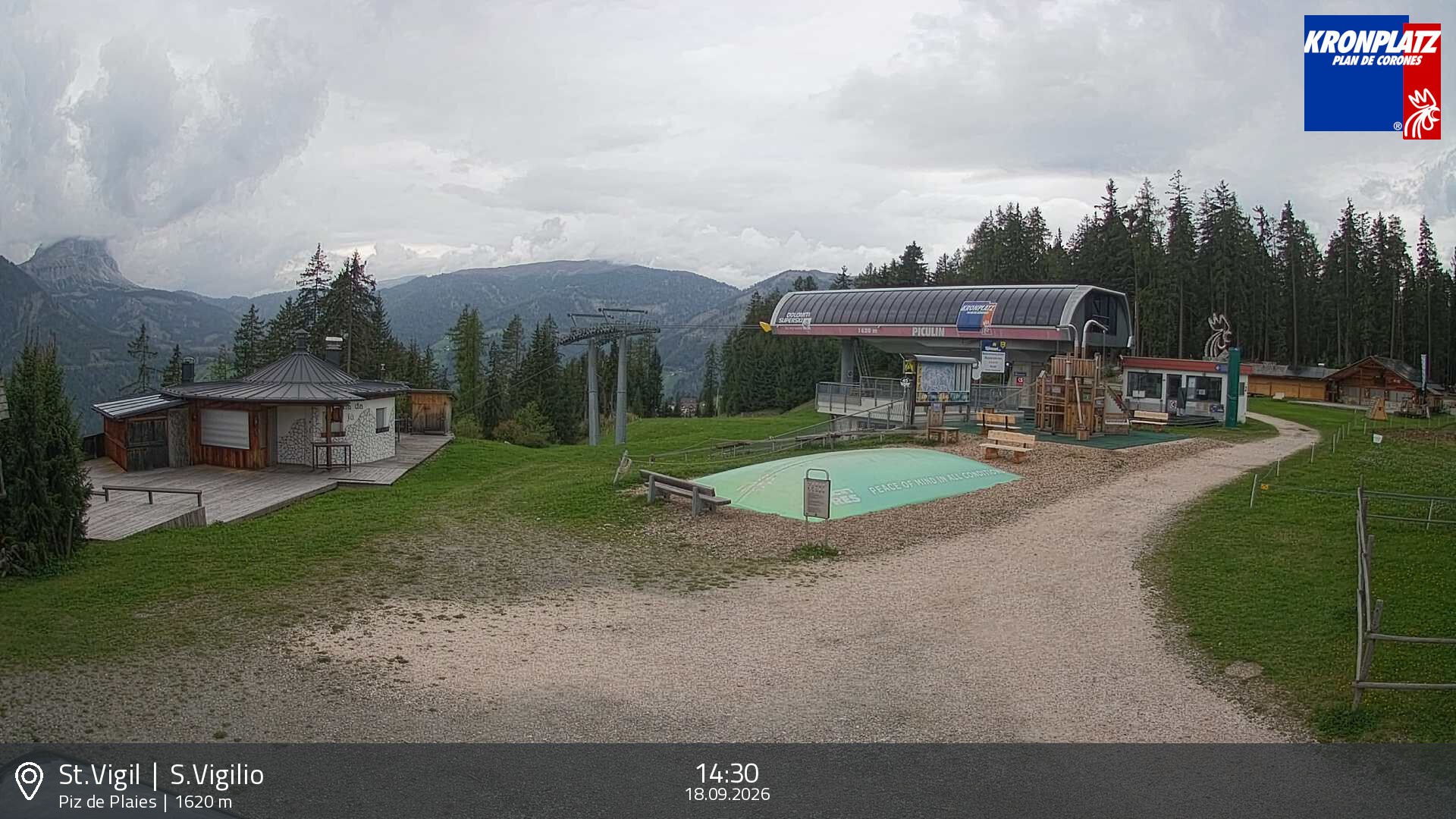 Archiv Foto Webcam Piz de Plaies, Kronplatz